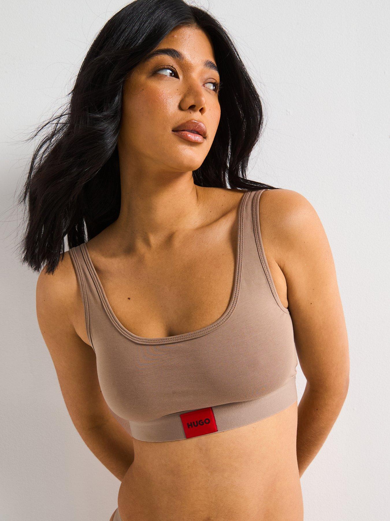 HUGO Red Label Bralette - Medium Brown