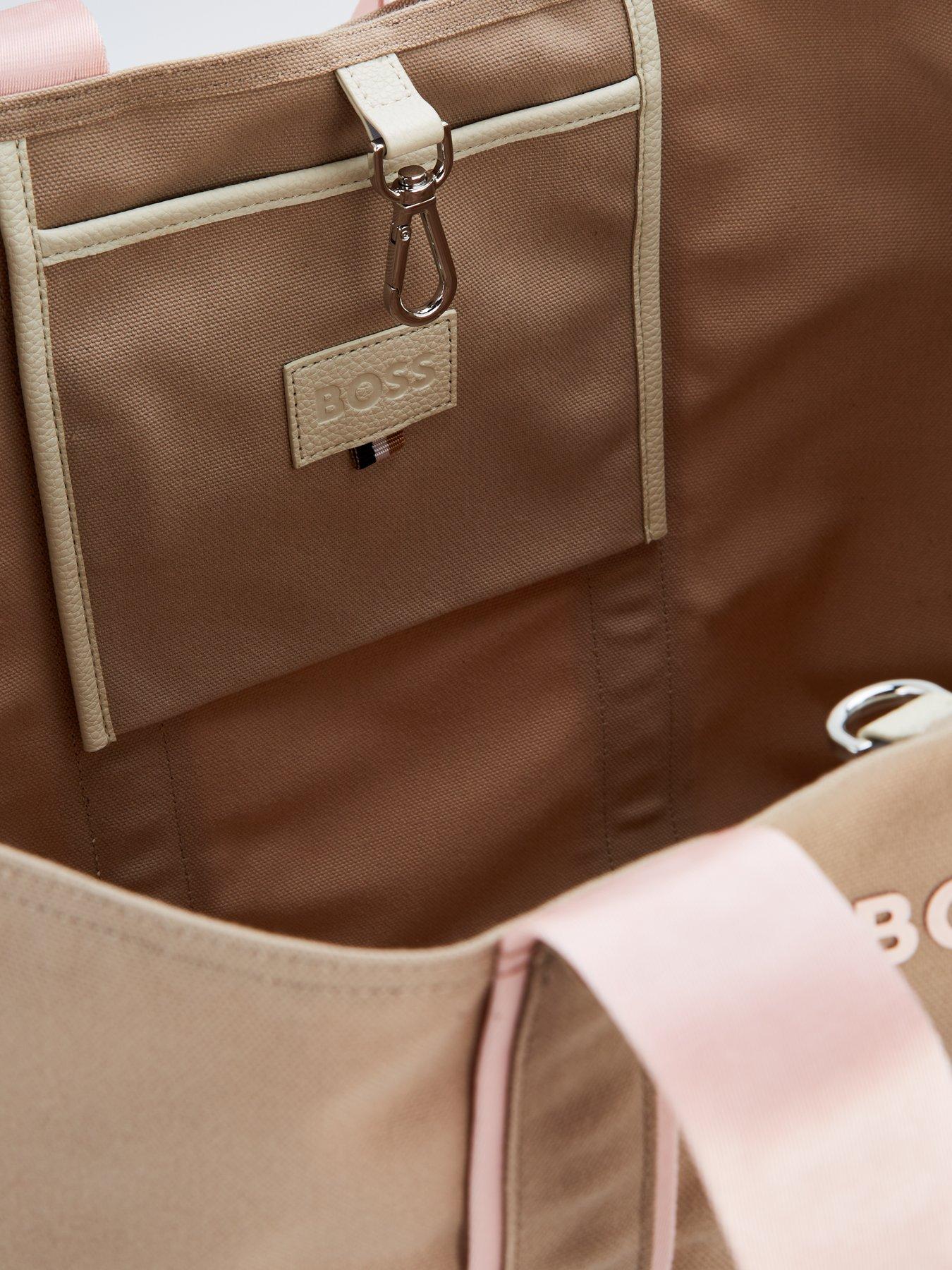 BOSS Palmah Tote Bag - Light Beige | Littlewoods