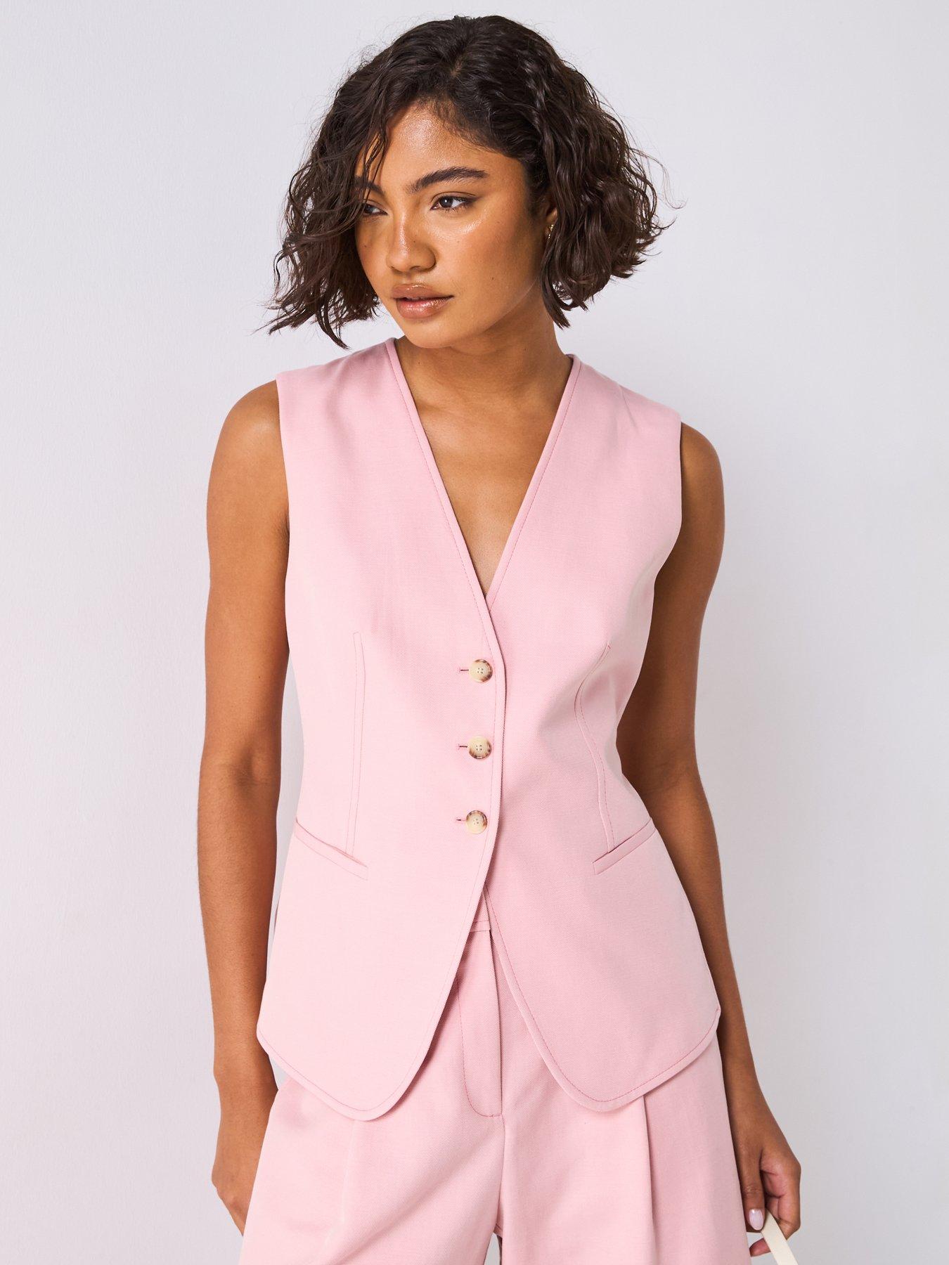 BOSS Javesta Waistcoat - Pink