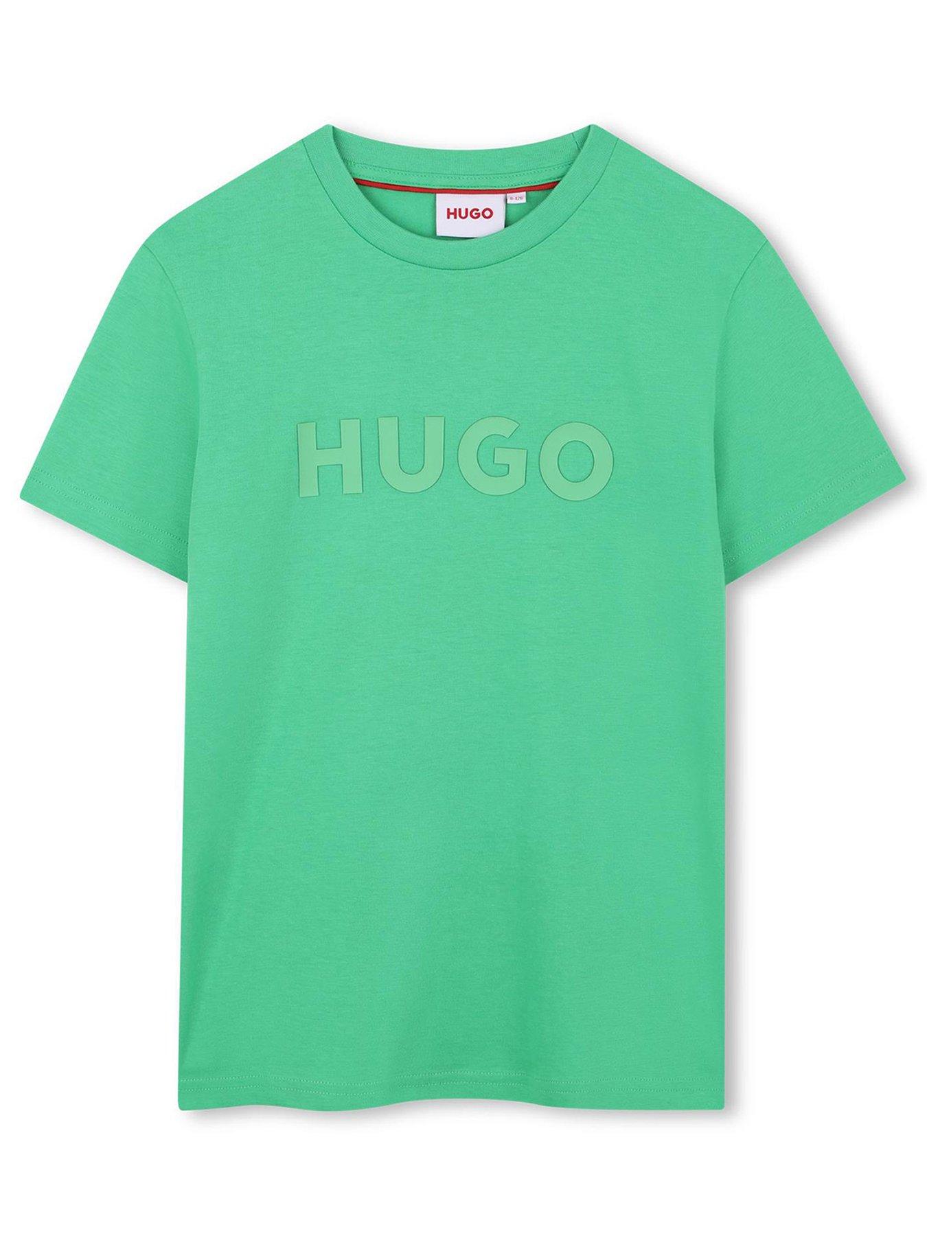 hugo-boys-short-sleeve-logo-t-shirt-green