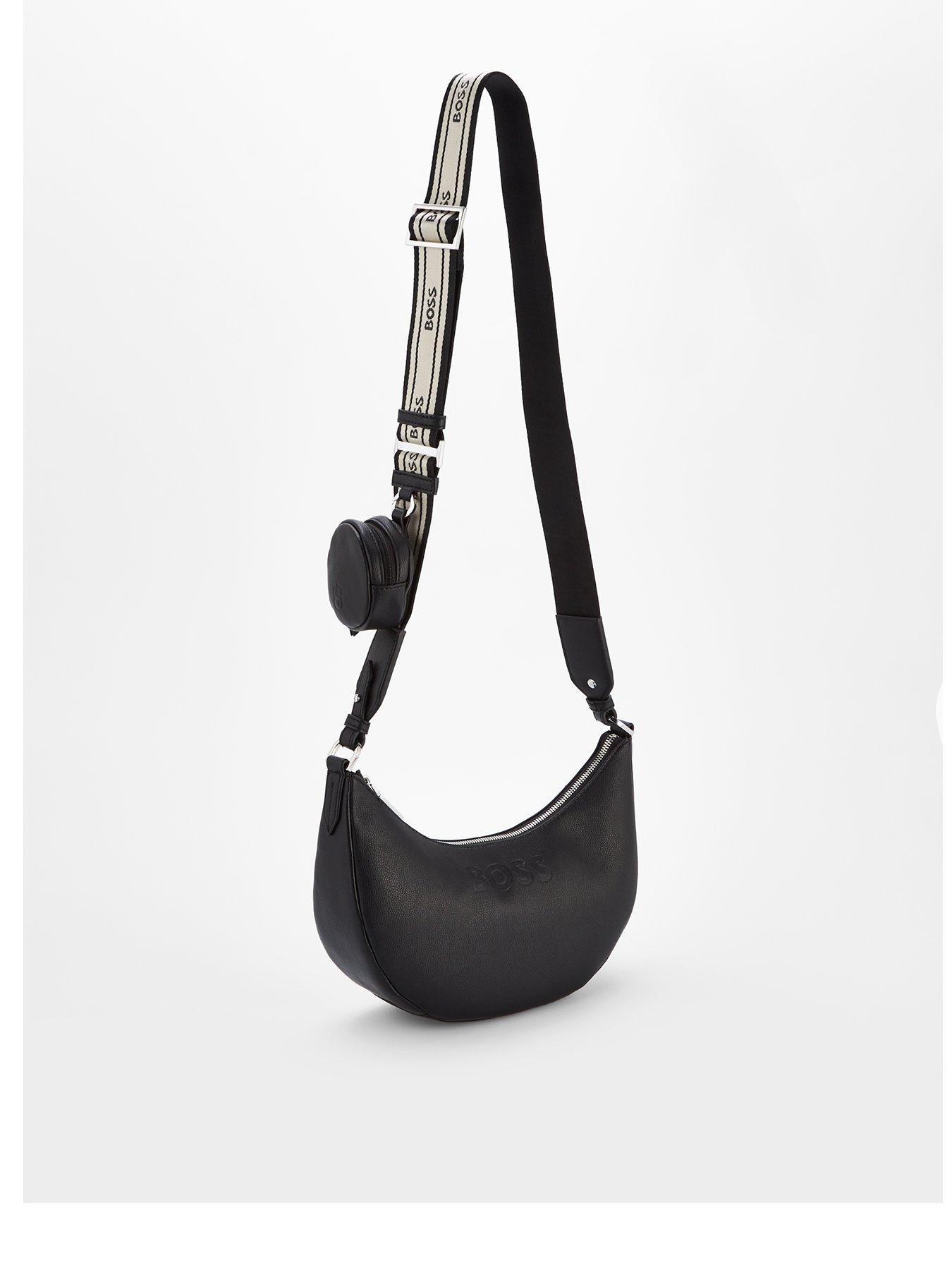 Image 1 of 4 of BOSS Addison Halfmoon Bag - Black
