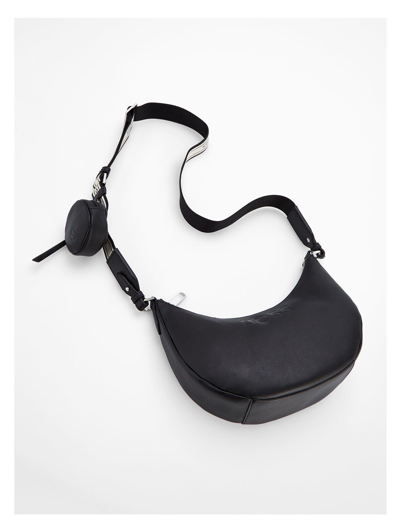 Image 2 of 4 of BOSS Addison Halfmoon Bag - Black