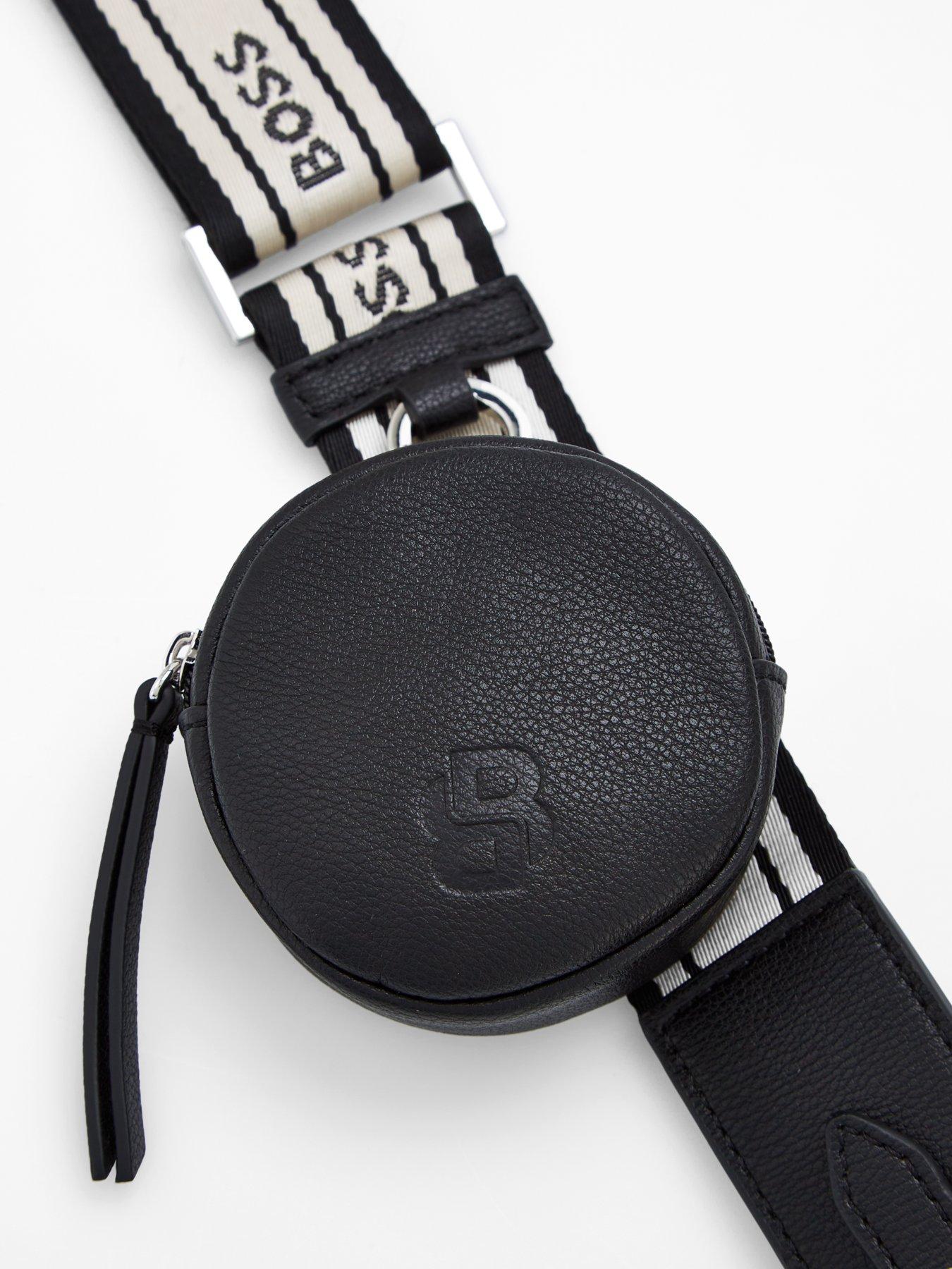 Image 3 of 4 of BOSS Addison Halfmoon Bag - Black