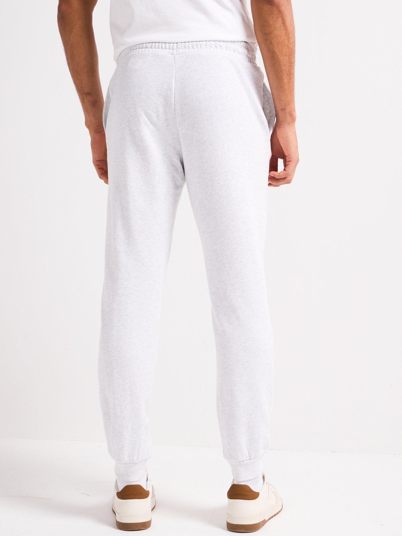 Image 2 of 5 of Jack & Jones Gordon Beau Script Logo Joggers - Light Grey