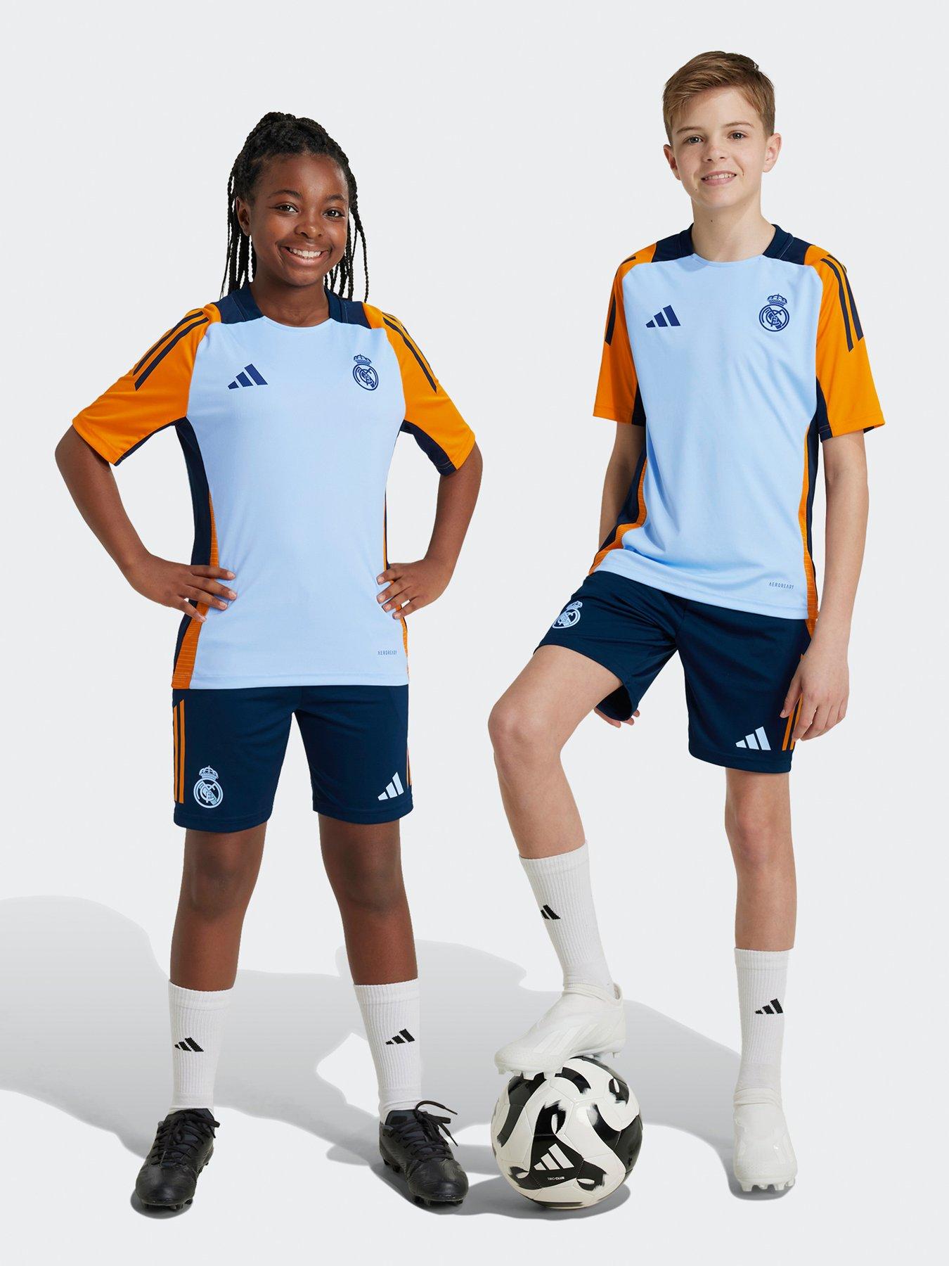 adidas Kid's Real Madrid Tiro 24 Competition Training Shorts - Blue