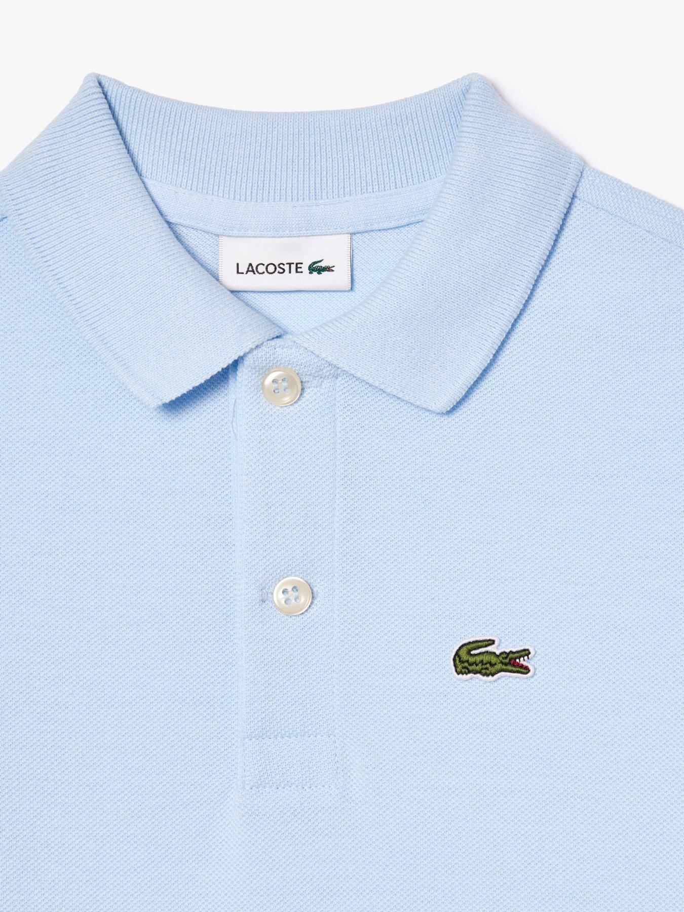  image of lacoste-kids-core-essentials-short-sleeve-polo-shirt-light-blue