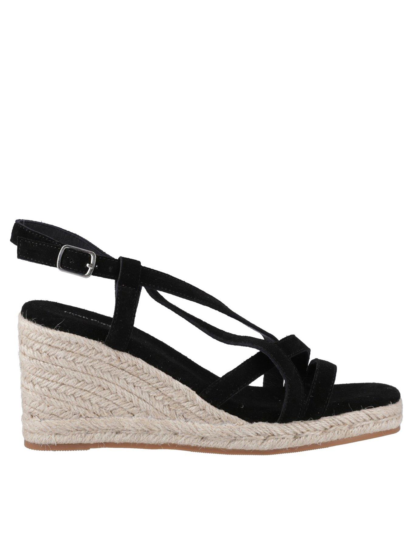 undefined Jenny Espadrille Wedge - Black