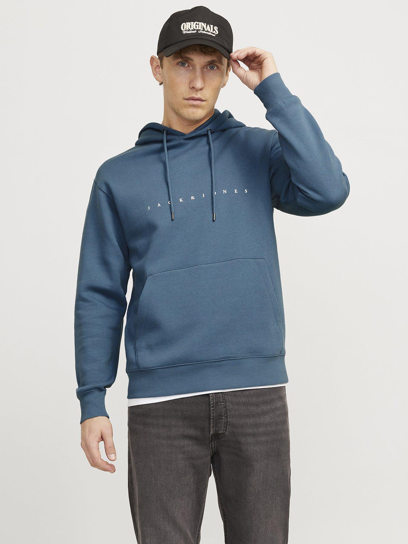 jack-jones-star-hoodie-blue