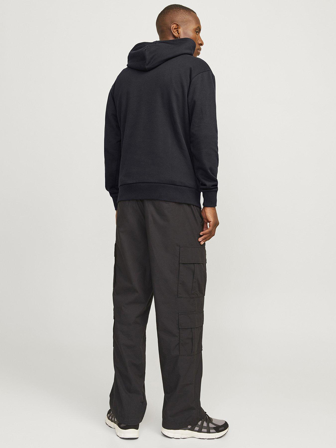  image of jack-jones-caleb-varsity-hoodie-black