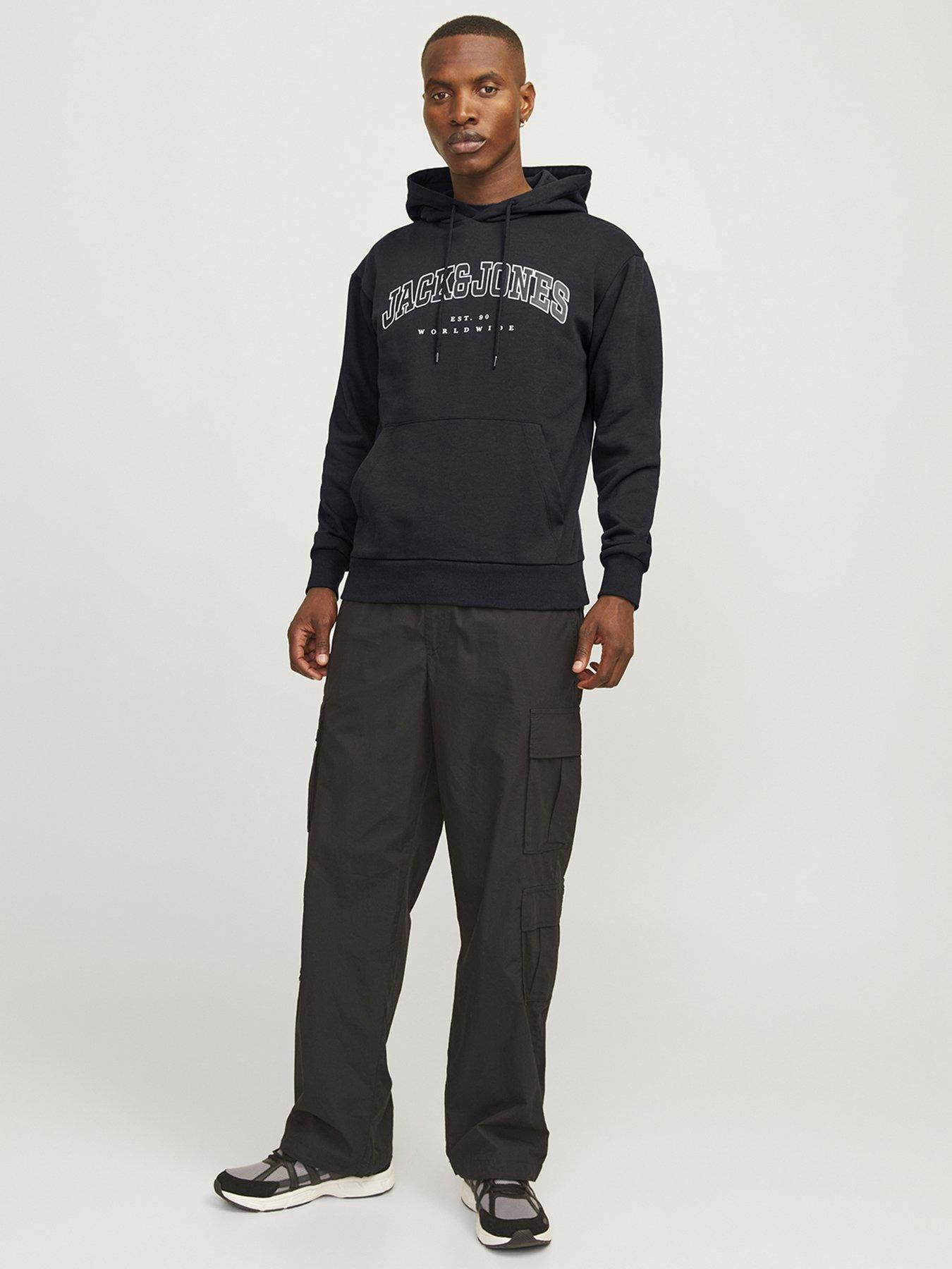  image of jack-jones-caleb-varsity-hoodie-black