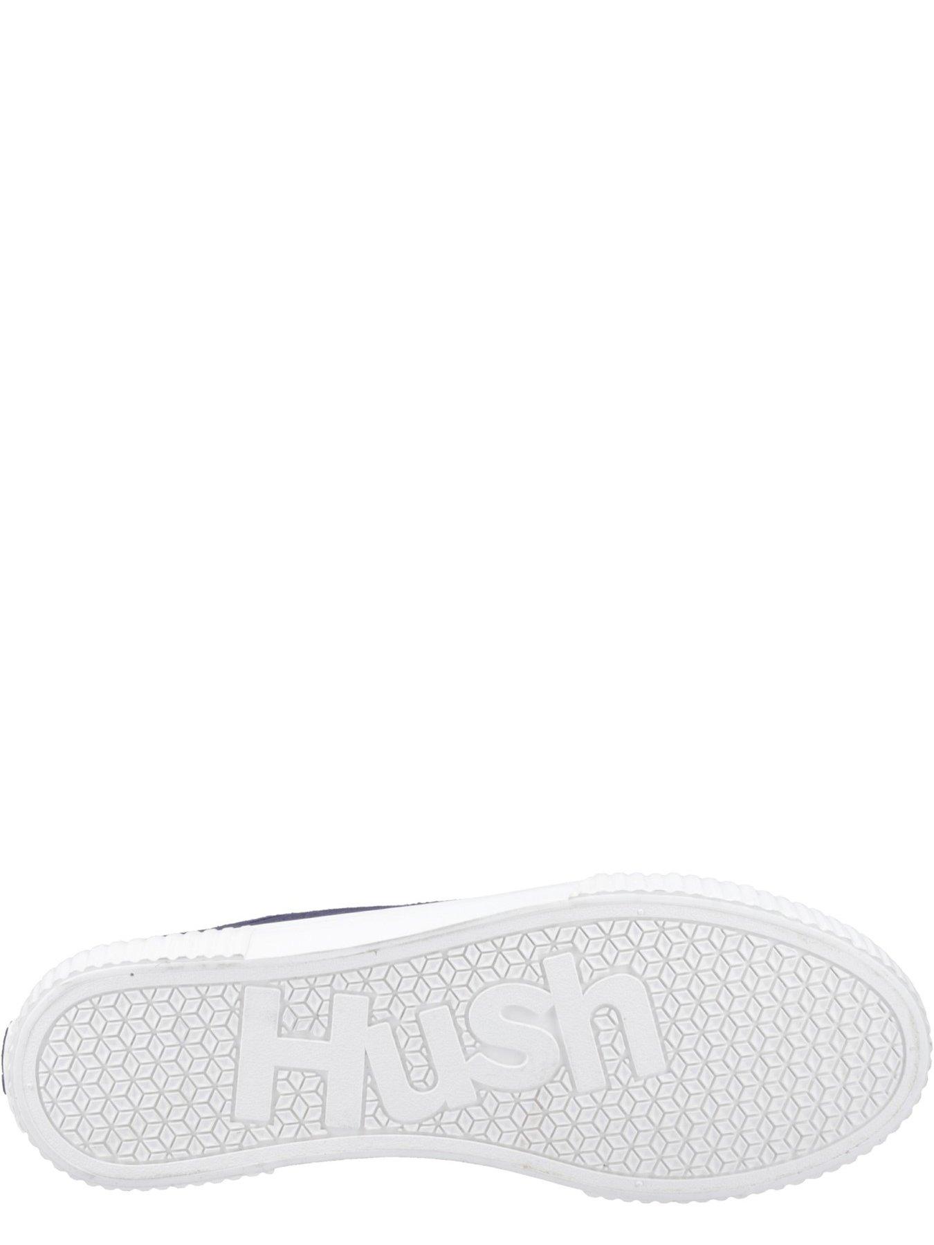  image of hush-puppies-freya-canvas-trainer-navy