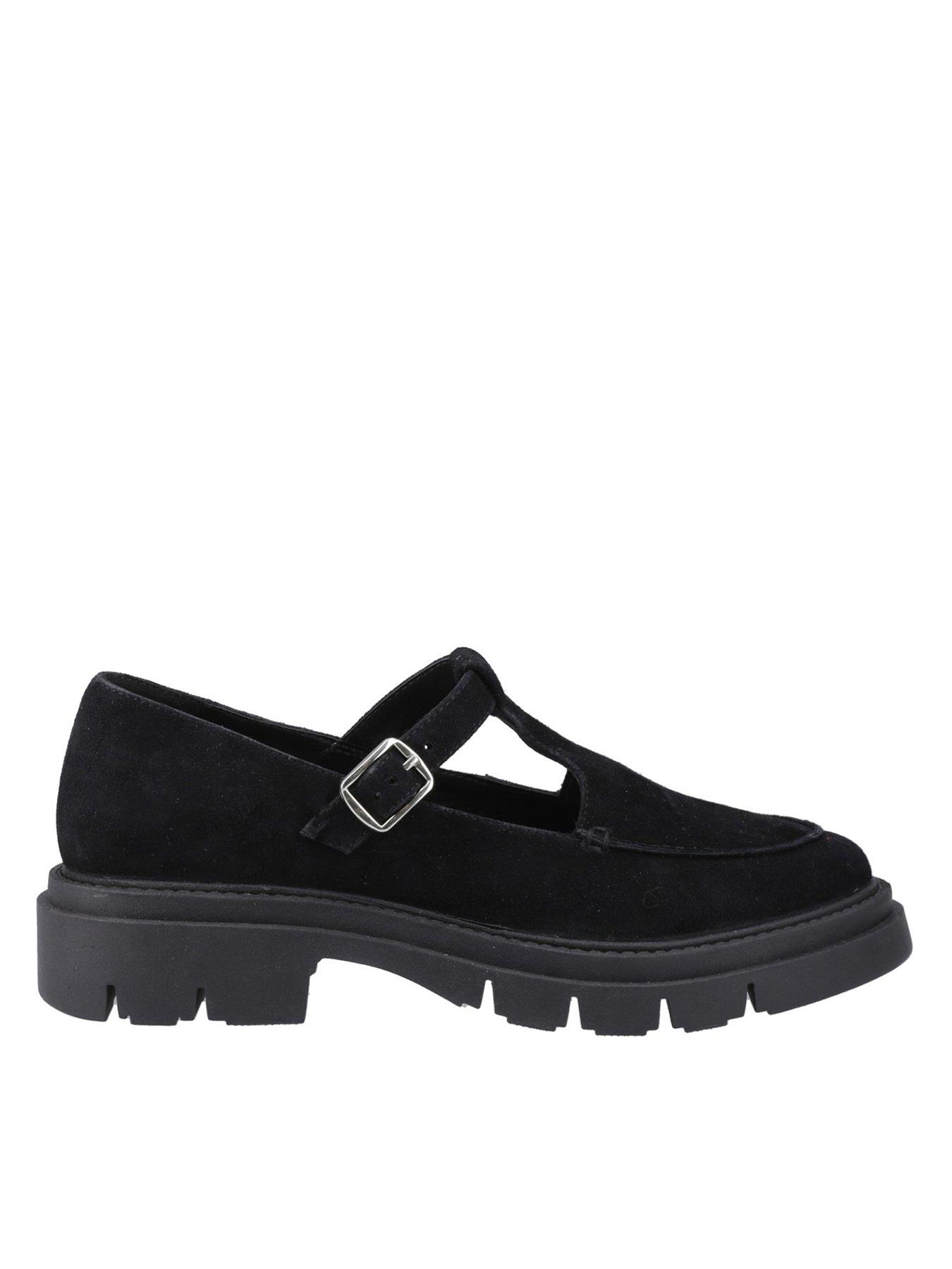 Hush Puppies Nella T-bar Shoe - Black