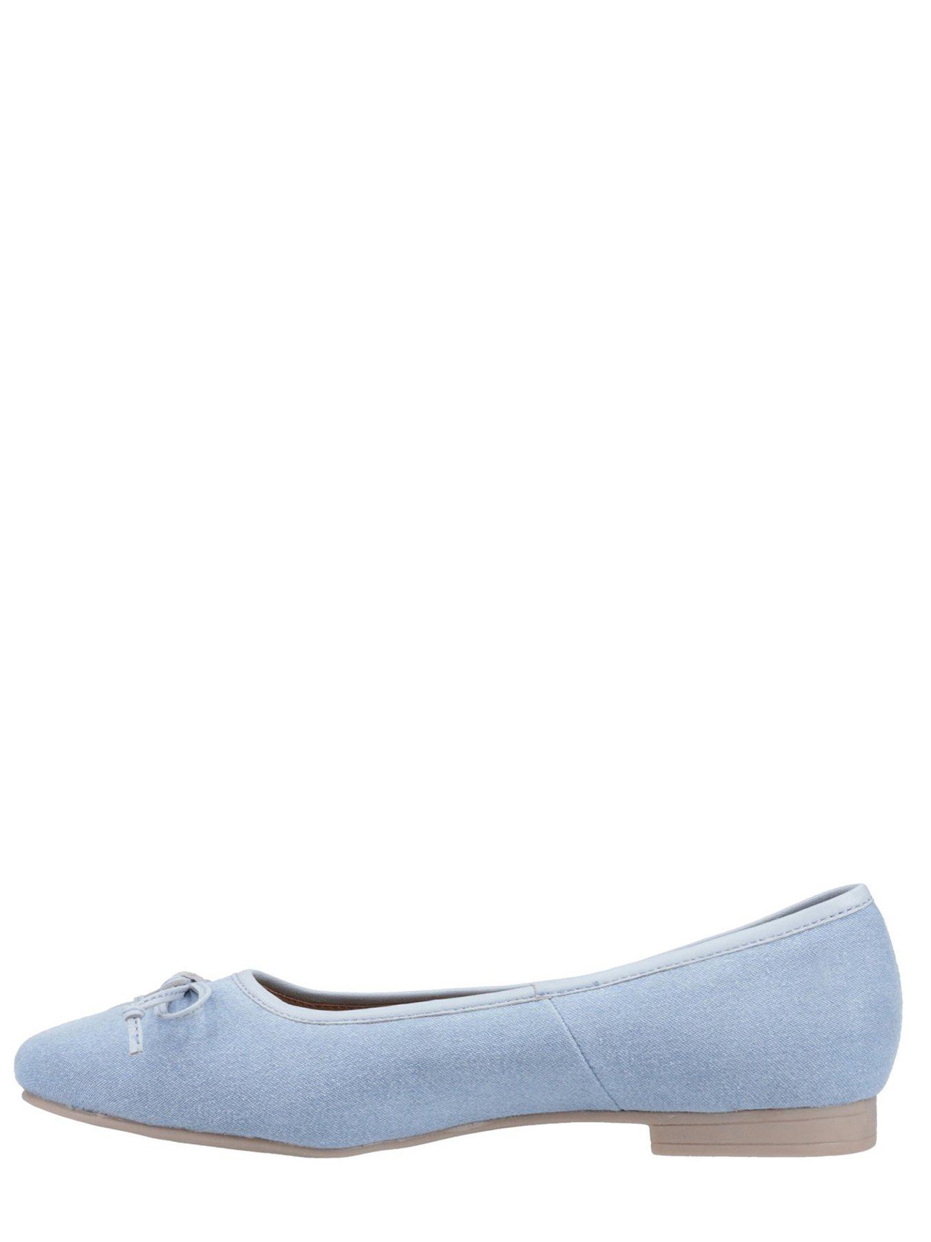  image of hush-puppies-naomi-textile-ballet-shoe-denim