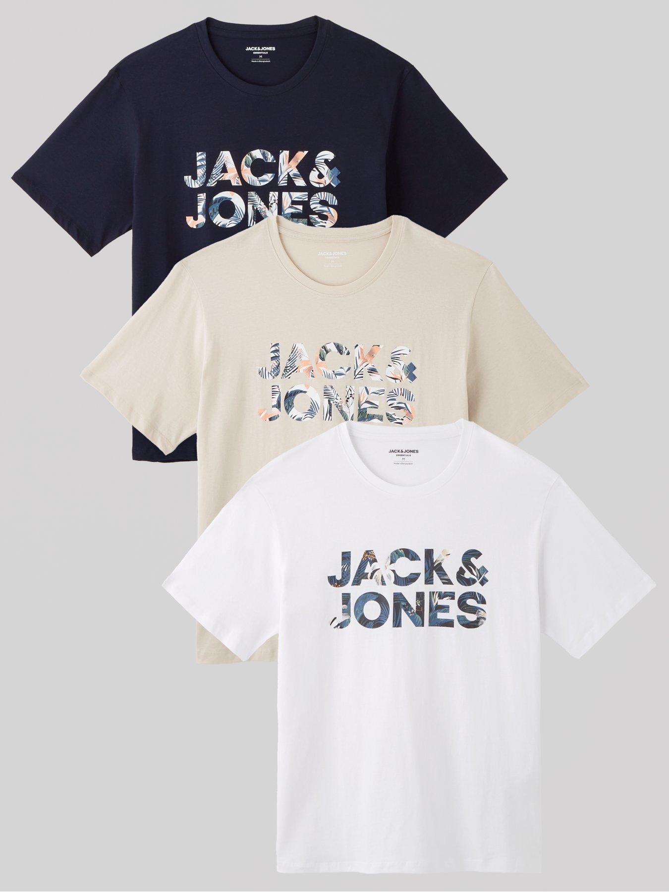 jack-jones-3-pack-of-chest-logo-t-shirt-multi