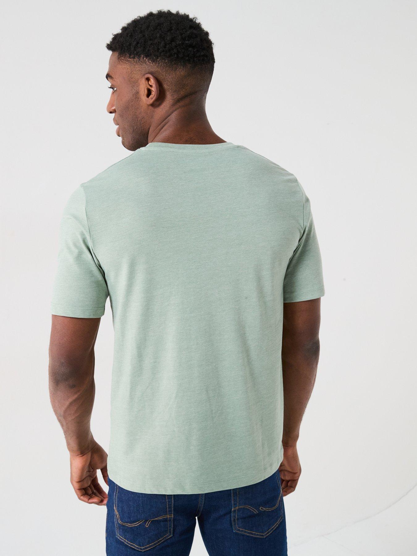  image of jack-jones-logo-t-shirt-light-green