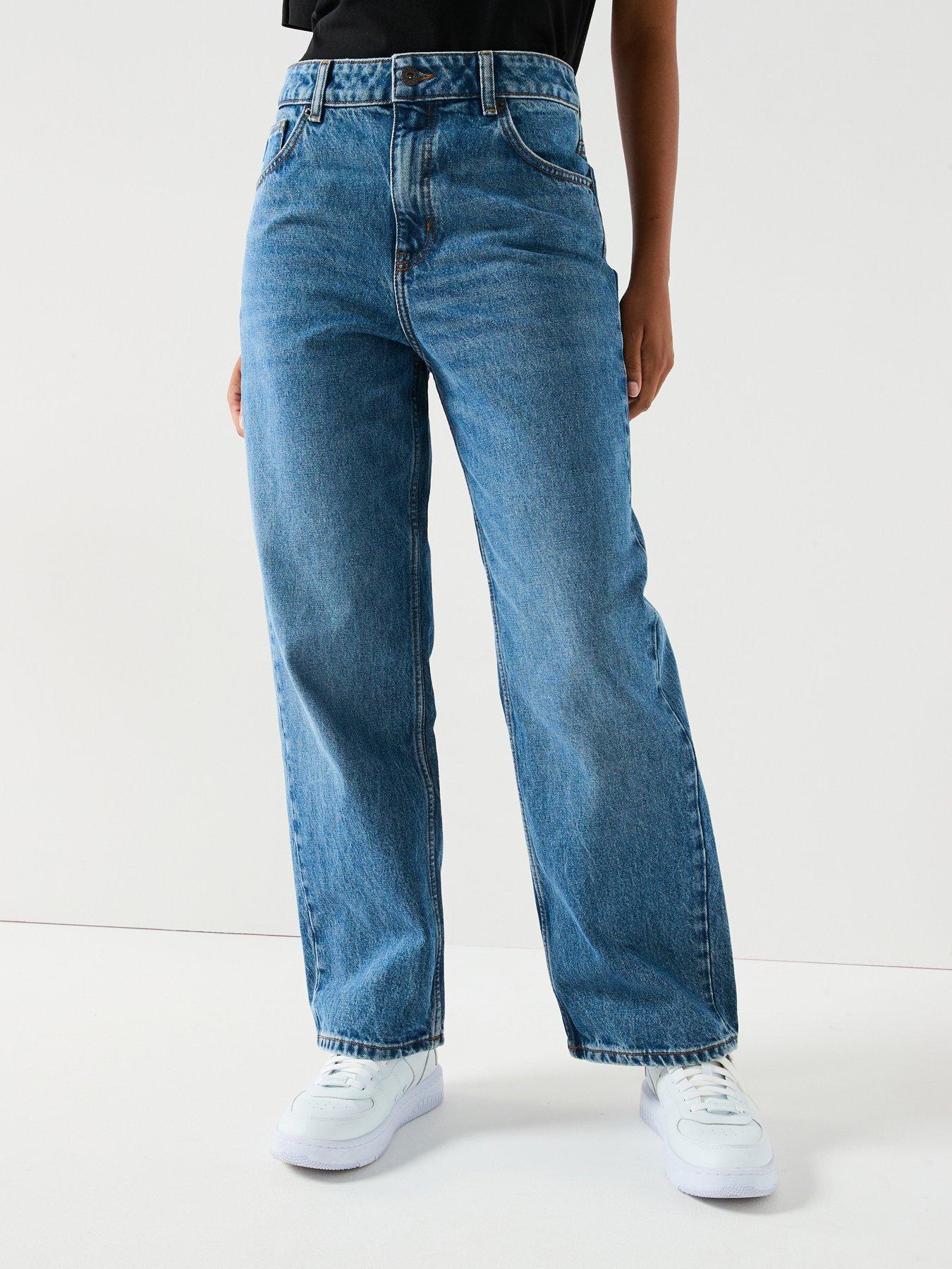 HUGO Leni Relaxed Fit Jeans - Blue