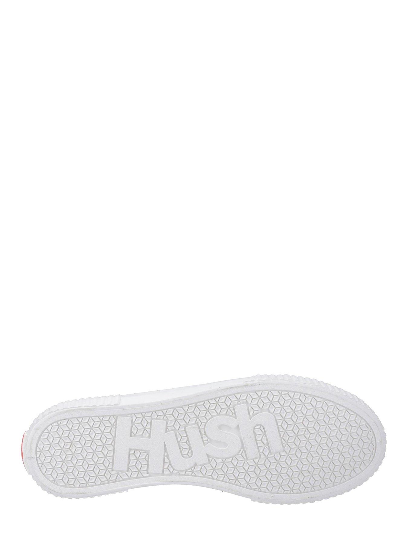  image of hush-puppies-freya-canvas-trainer-orange