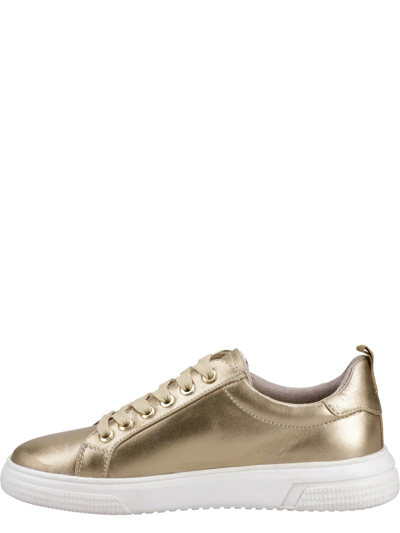  image of hush-puppies-martha-leather-trainer-gold