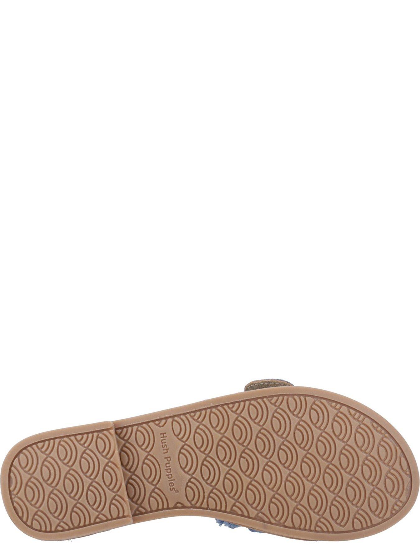  image of hush-puppies-hayley-buckle-slide-denim