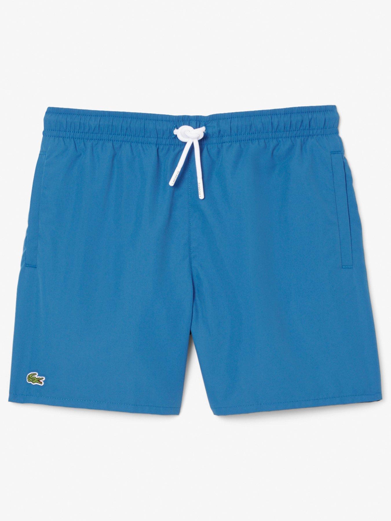  image of lacoste-kids-core-essentials-swim-short-blue
