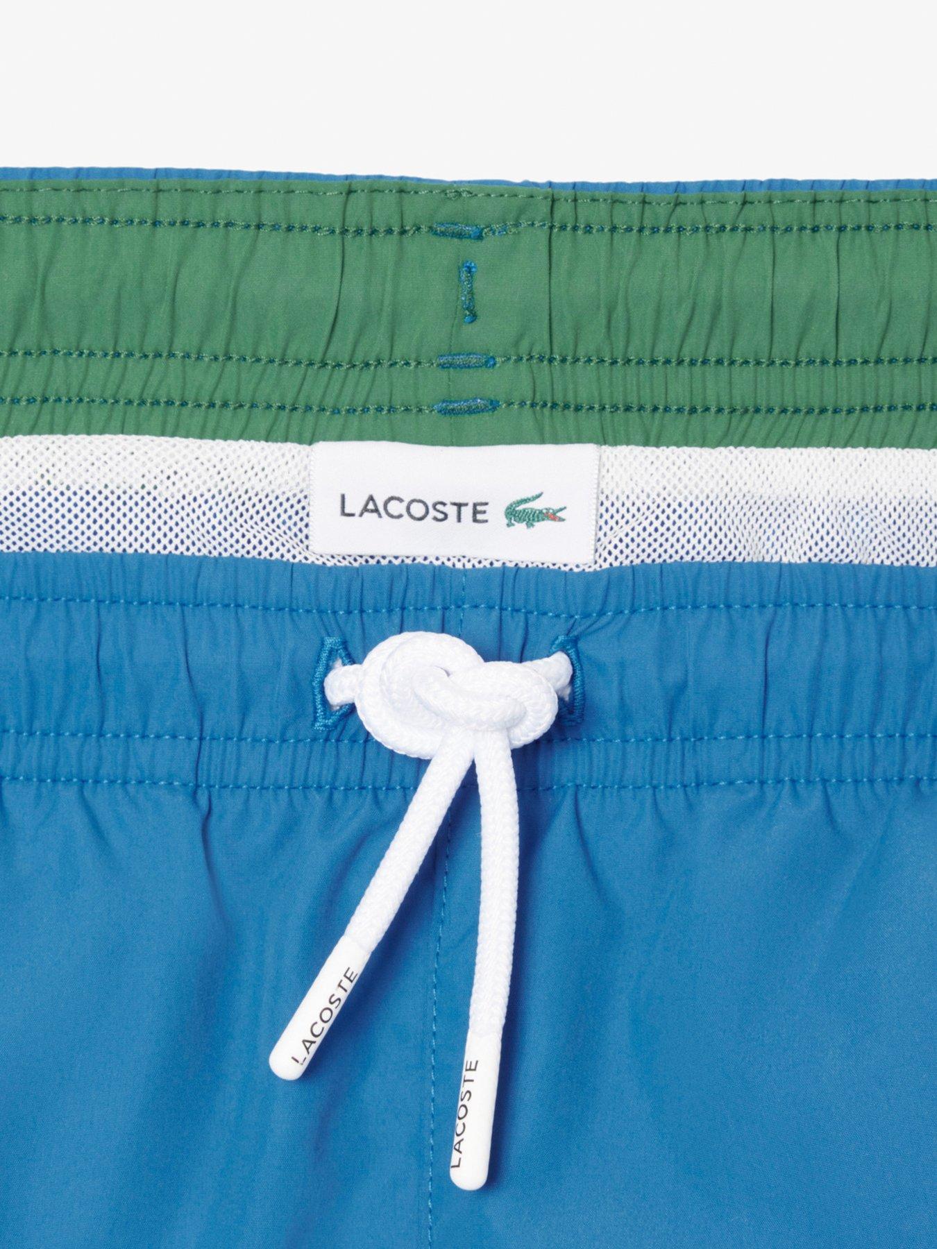  image of lacoste-kids-core-essentials-swim-short-blue
