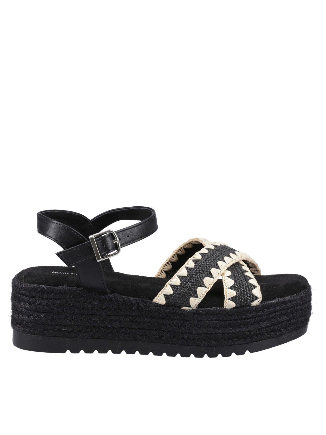 Hush Puppies Jemma Espadrille Sandal - Black