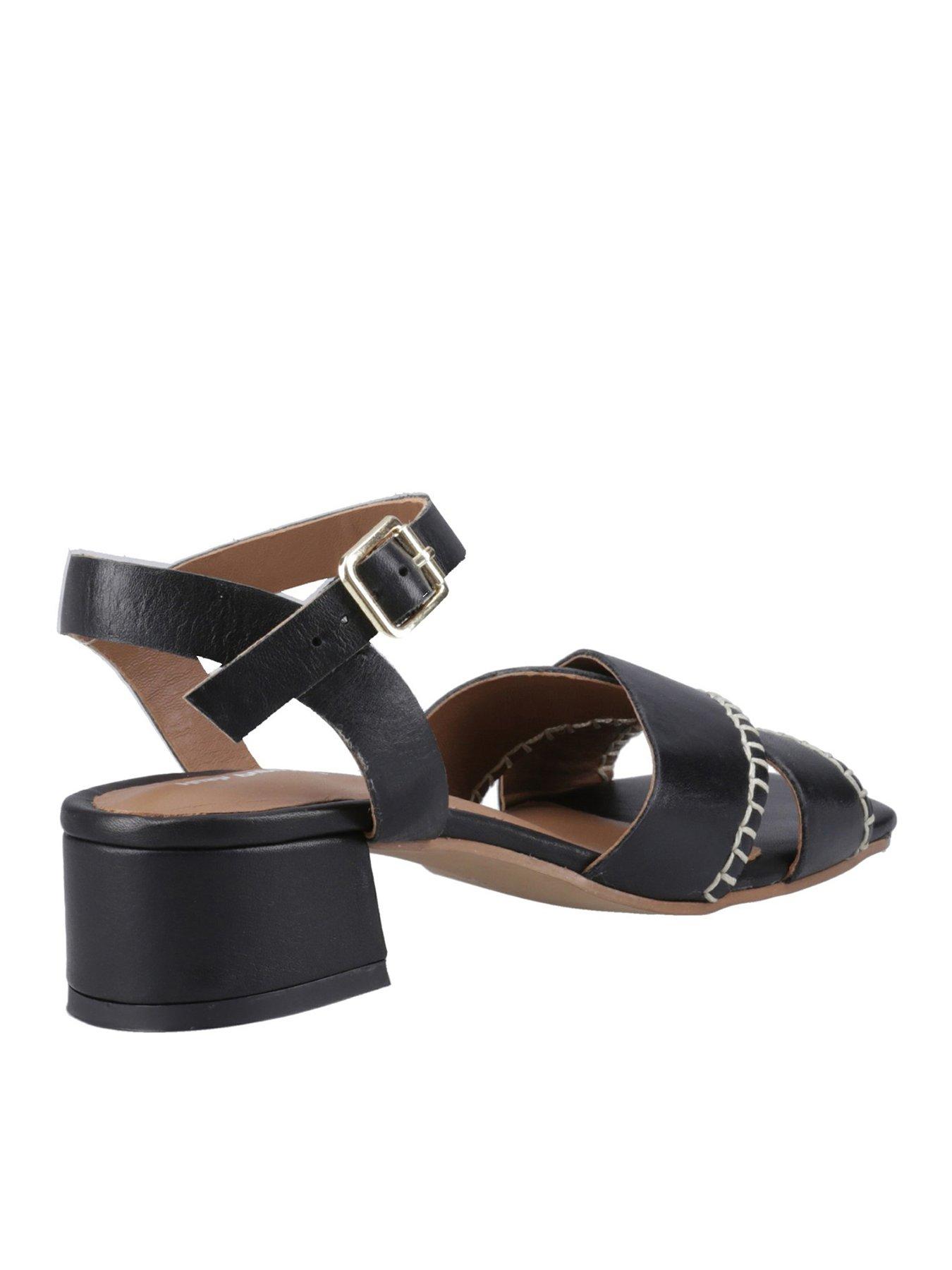  image of hush-puppies-lyla-heeled-sandal-black