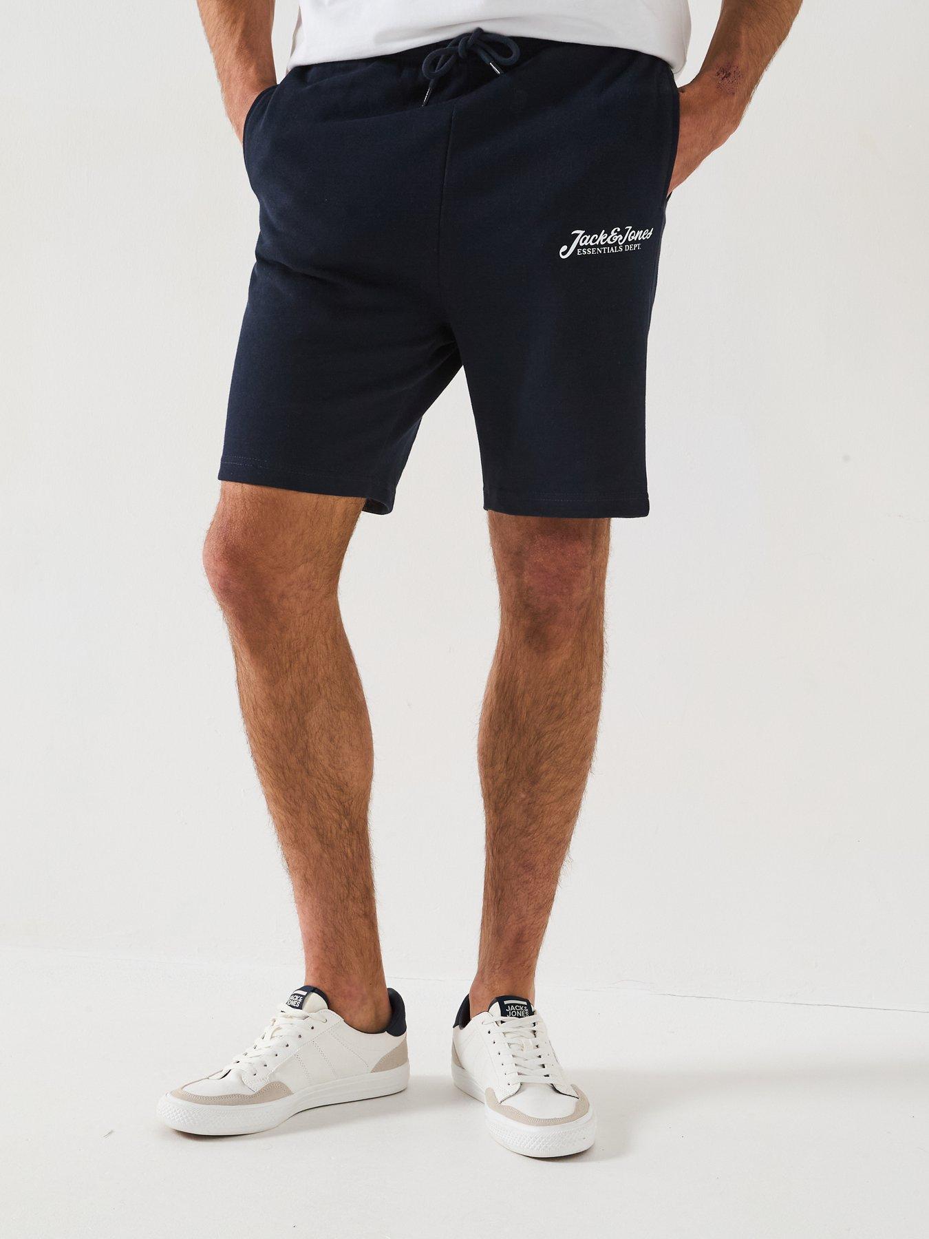  image of jack-jones-2-pack-sweat-shorts-sky-captain