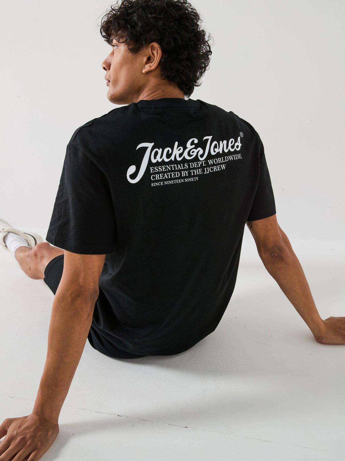 jack-jones-beau-t-shirt-and-sweat-shorts-set-black