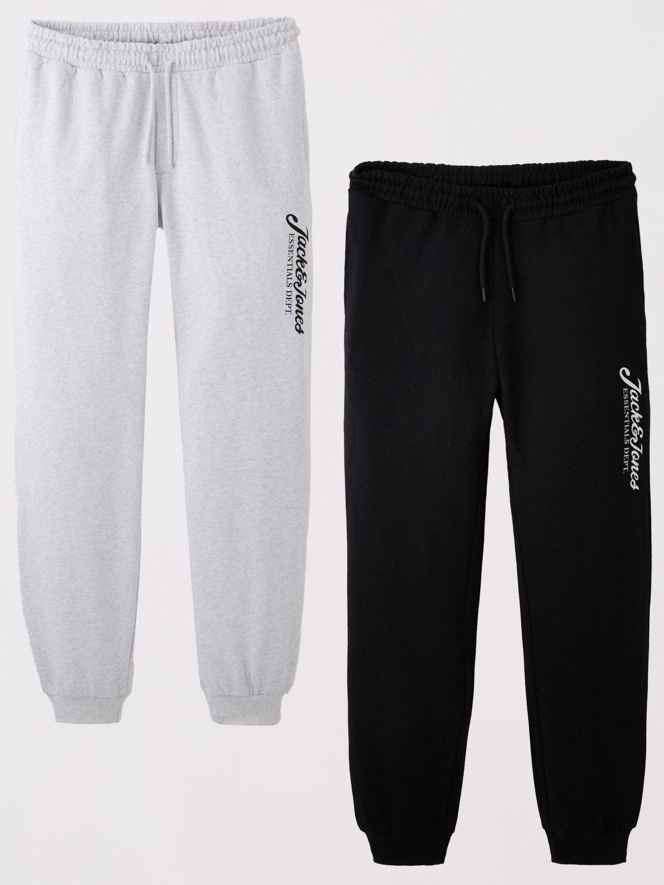 jack-jones-2-pack-of-gordon-joggers-blackwhite