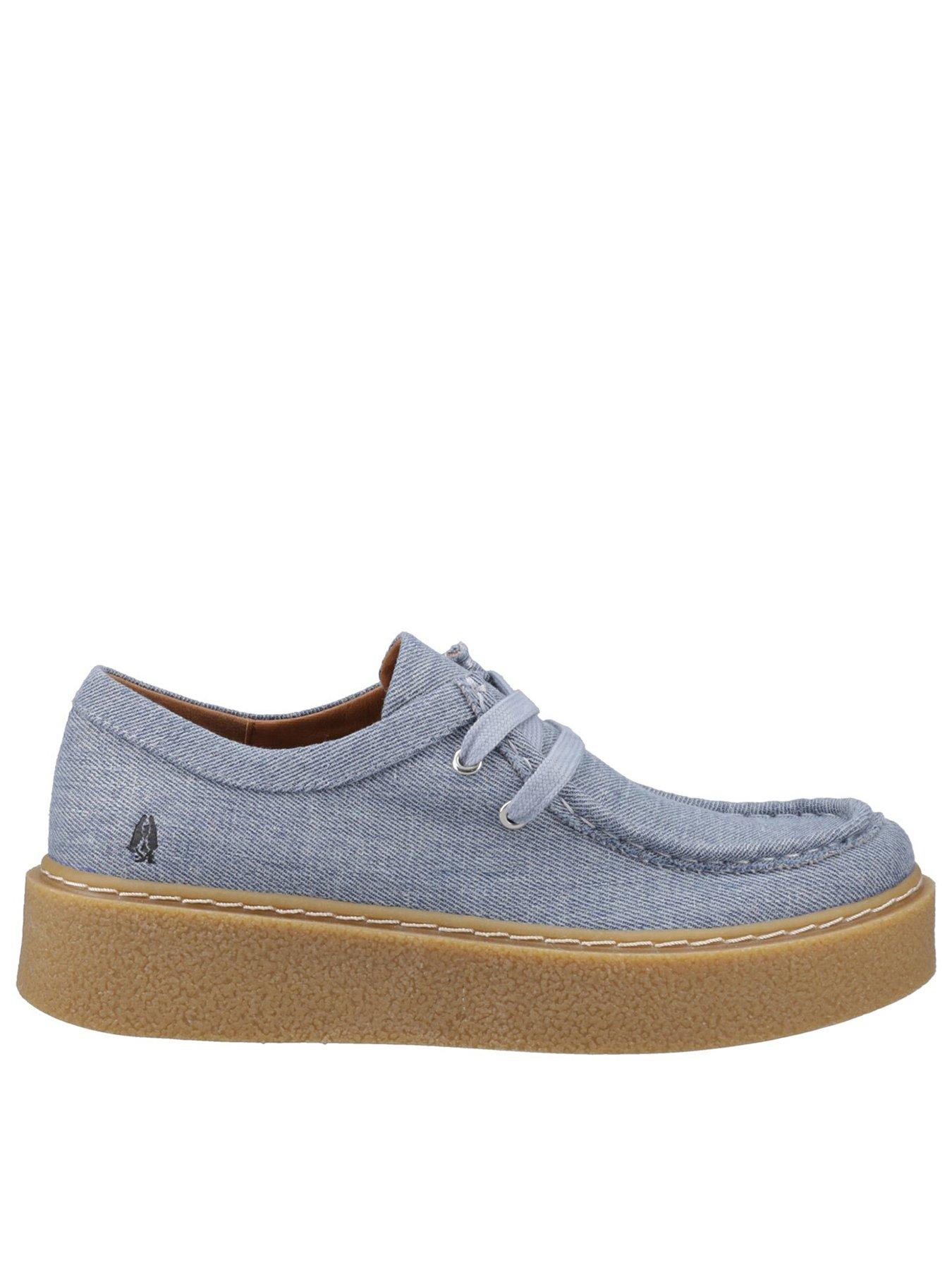 Hush Puppies Bridie Textile Mocc Toe Shoe - Denim