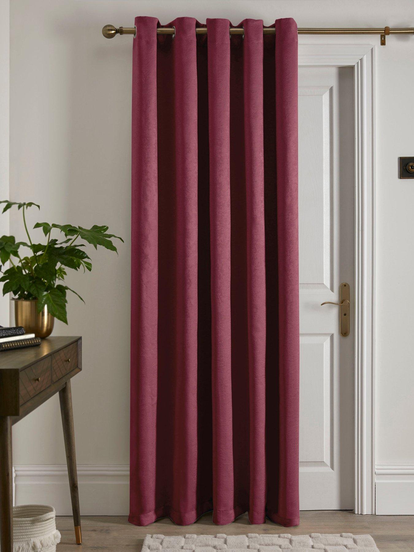 fusion-strata-eyelet-single-panel-door-curtain--66-width-x-84-drop-168-x-214cm