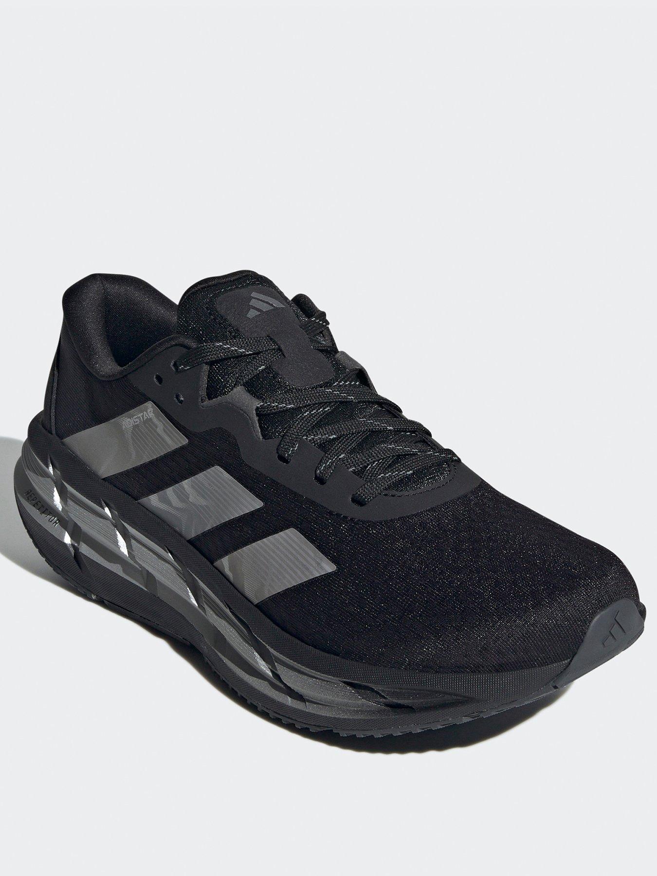  image of adidas-mens-adistar-3-reflective-running-shoes-black