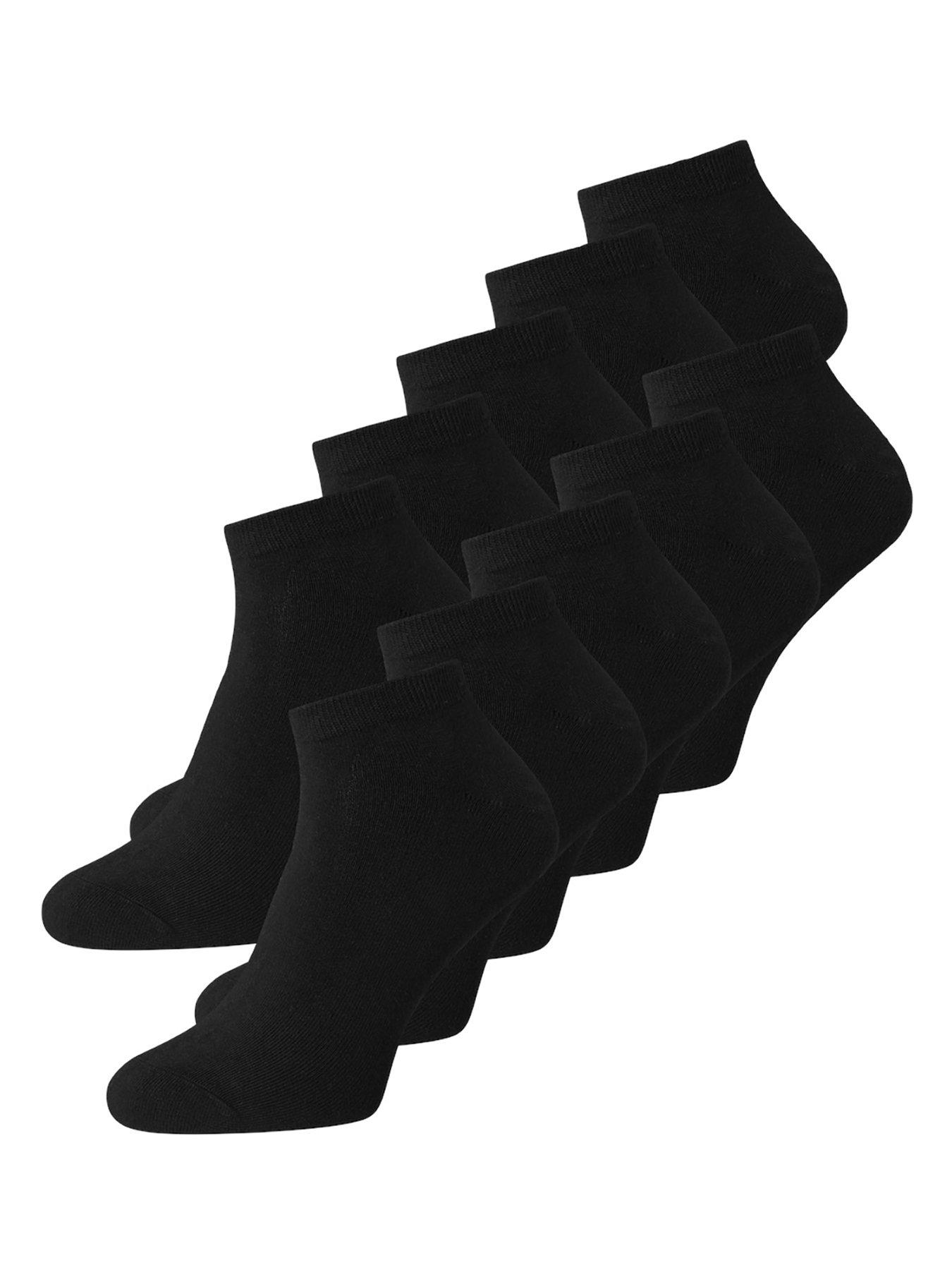 undefined Jack  &  Jones Dongo 10 Pack Crew Socks - Black