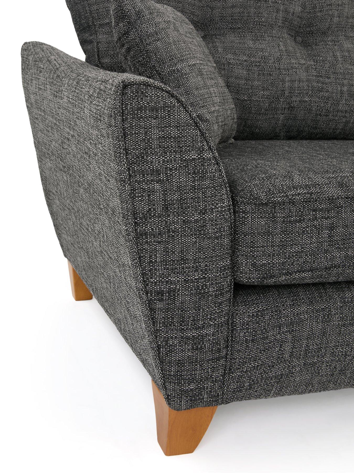 Image 5 of 7 of The Very Collection Halstow 2 Seater Fabric Sofa&nbsp;- Charcoal -&nbsp;Made to order in the UK