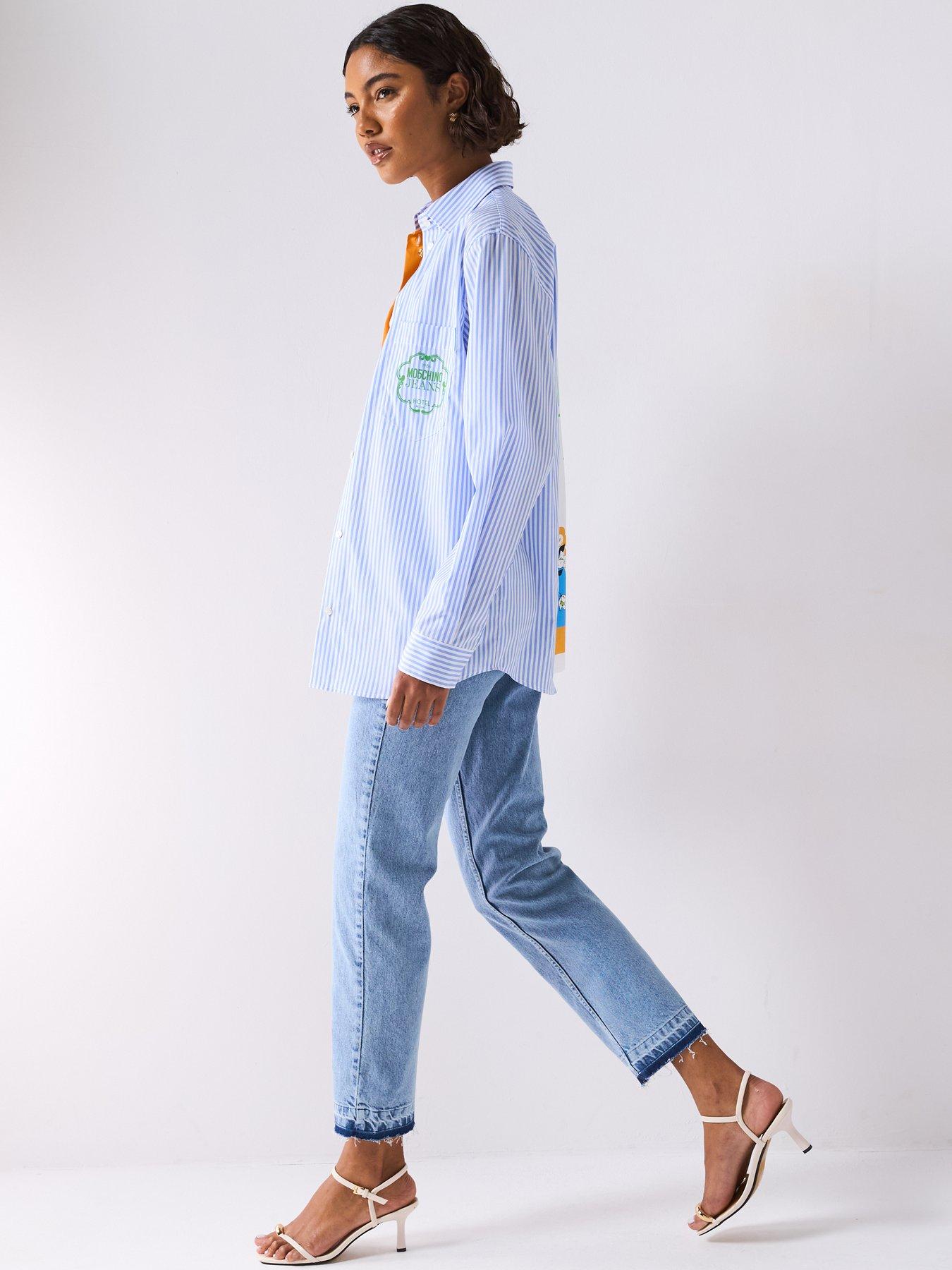 サンダル・ミュール Moschino Jeans Denim Footbed. J0308-8235-1282-