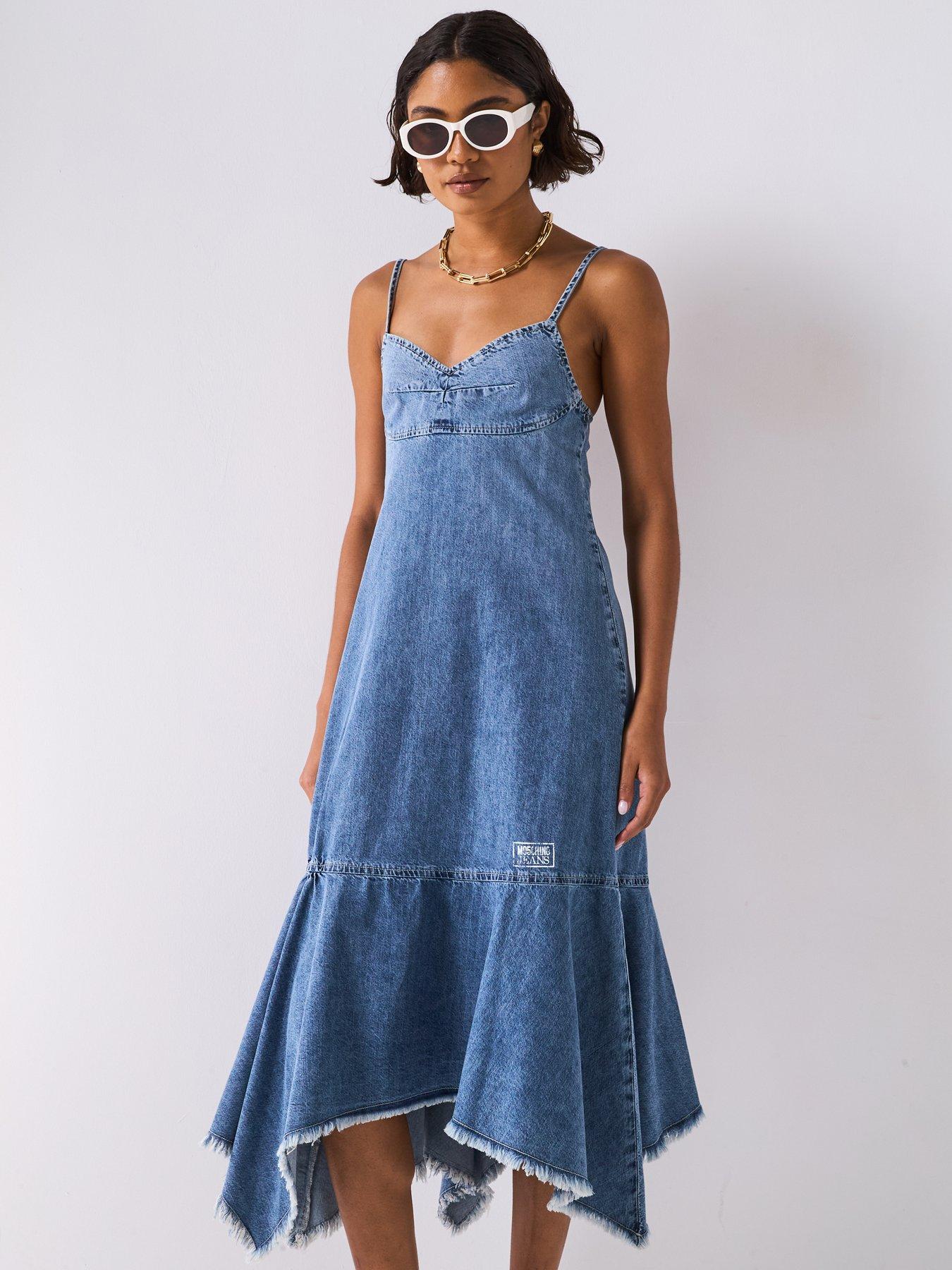 Moschino Jeans Lightweight Denim Dress - Blue