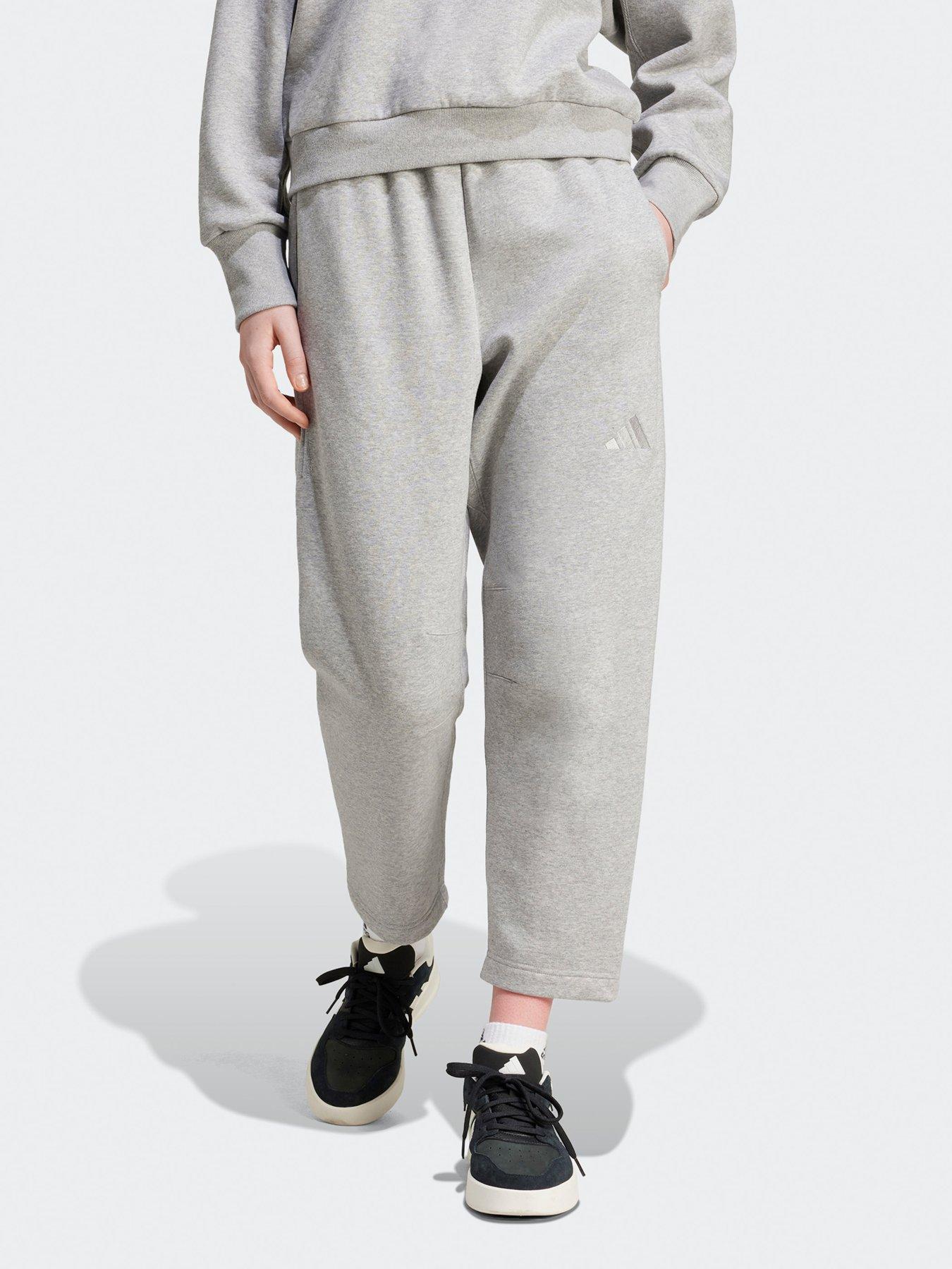 Image 1 of 5 of adidas Sportswear Women's All Szn Fleece Barrel Leg Joggers - Grey