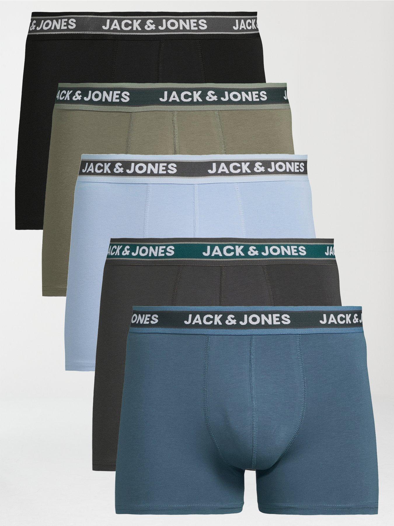 jack-jones-jacevan-5-pack-solid-trunks-black
