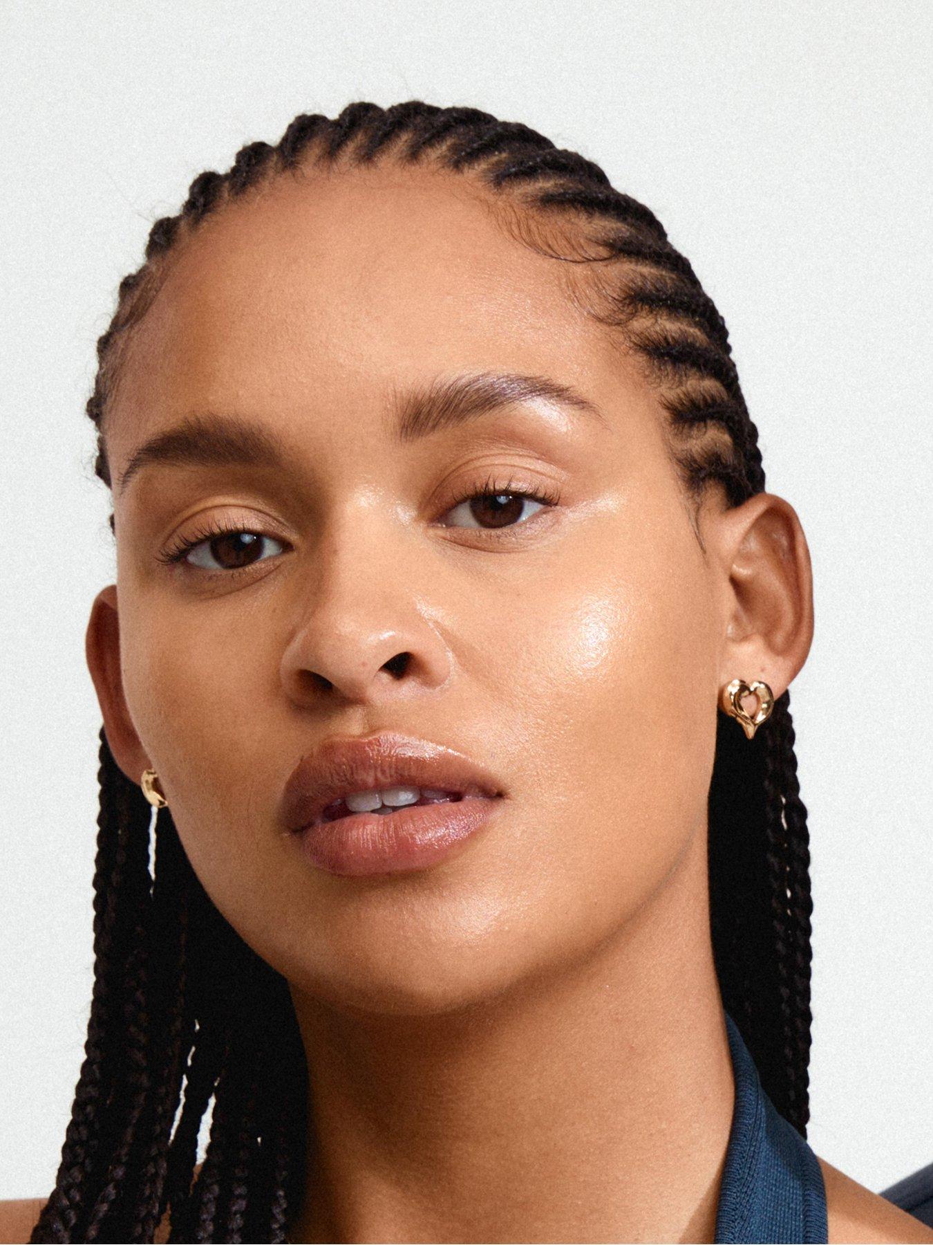  image of pilgrim-tidenbspheart-earrings-gold-plated