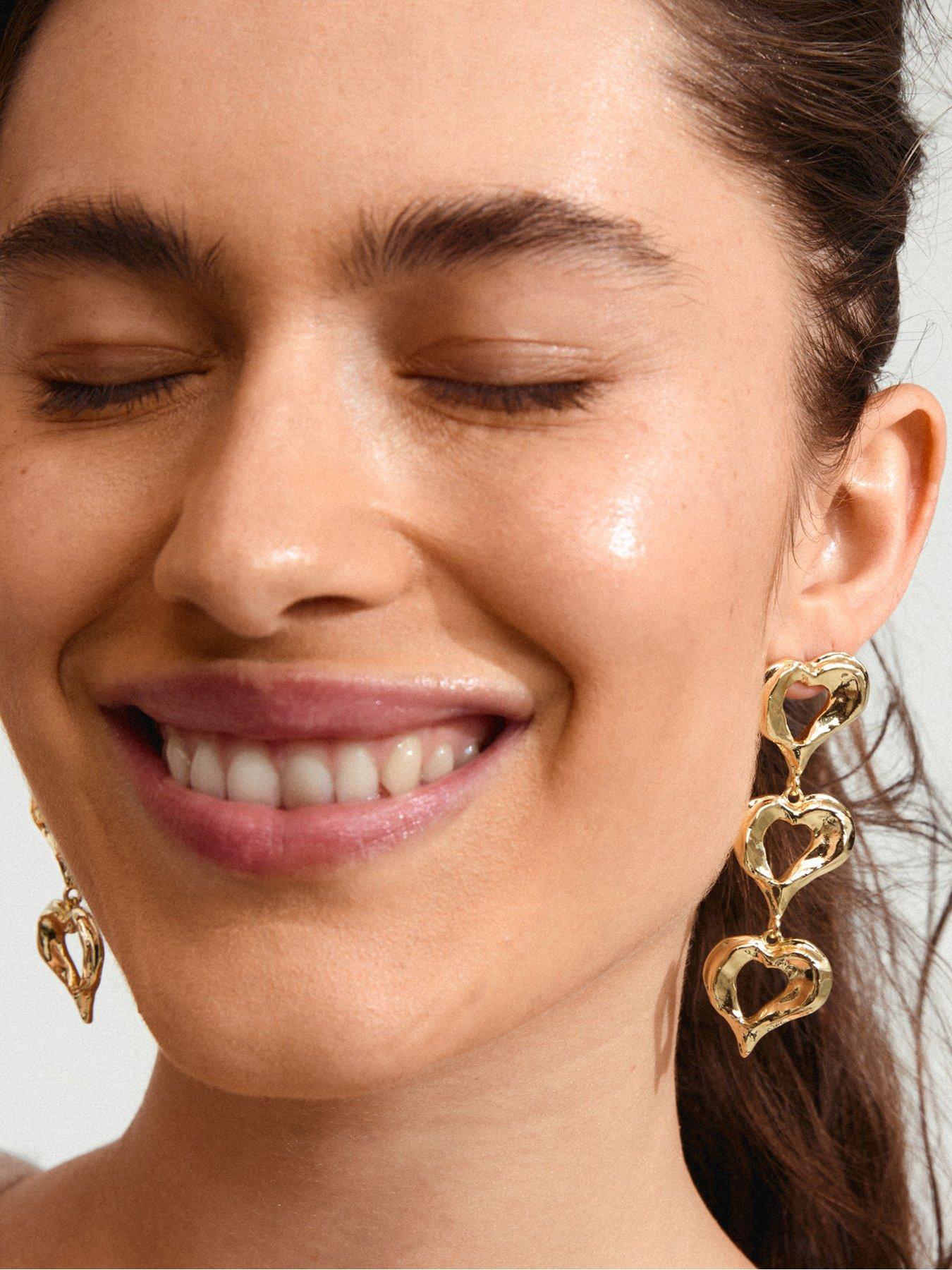  image of pilgrim-tide-earrings-gold-plated