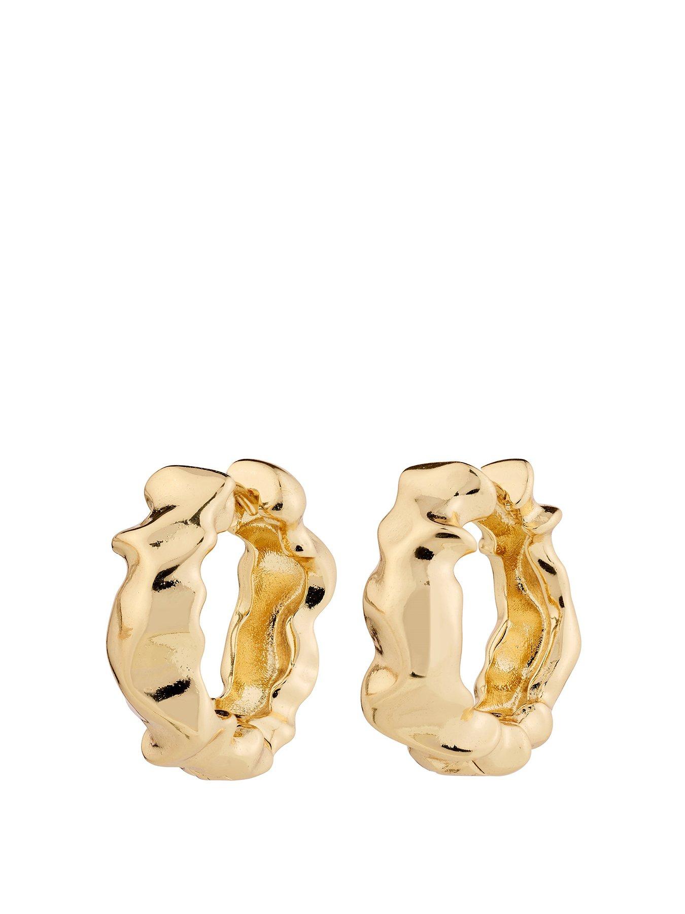 undefined ELLIOT earrings gold-plated