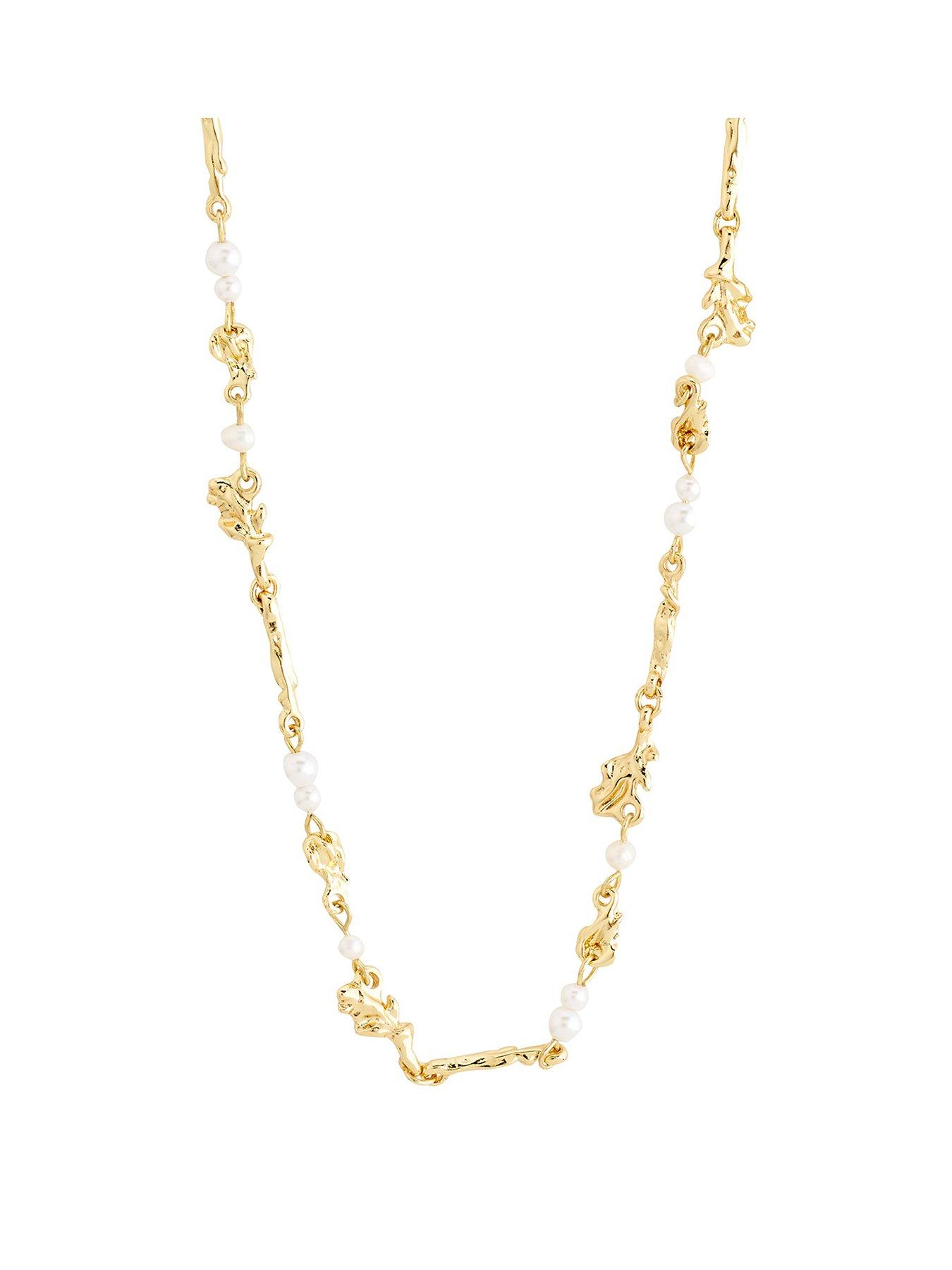 undefined SLOAN pearl necklace gold-plated