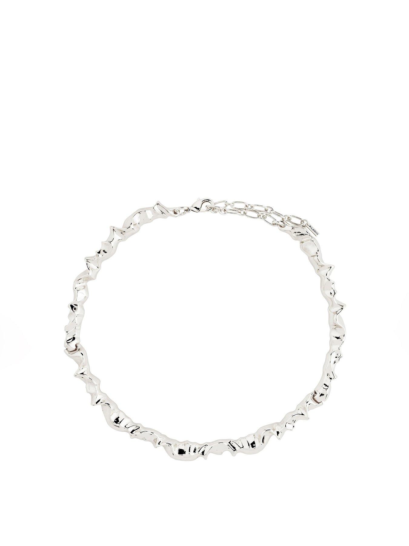 Image 1 of 3 of Pilgrim Sunset Necklace -Plated - Silver