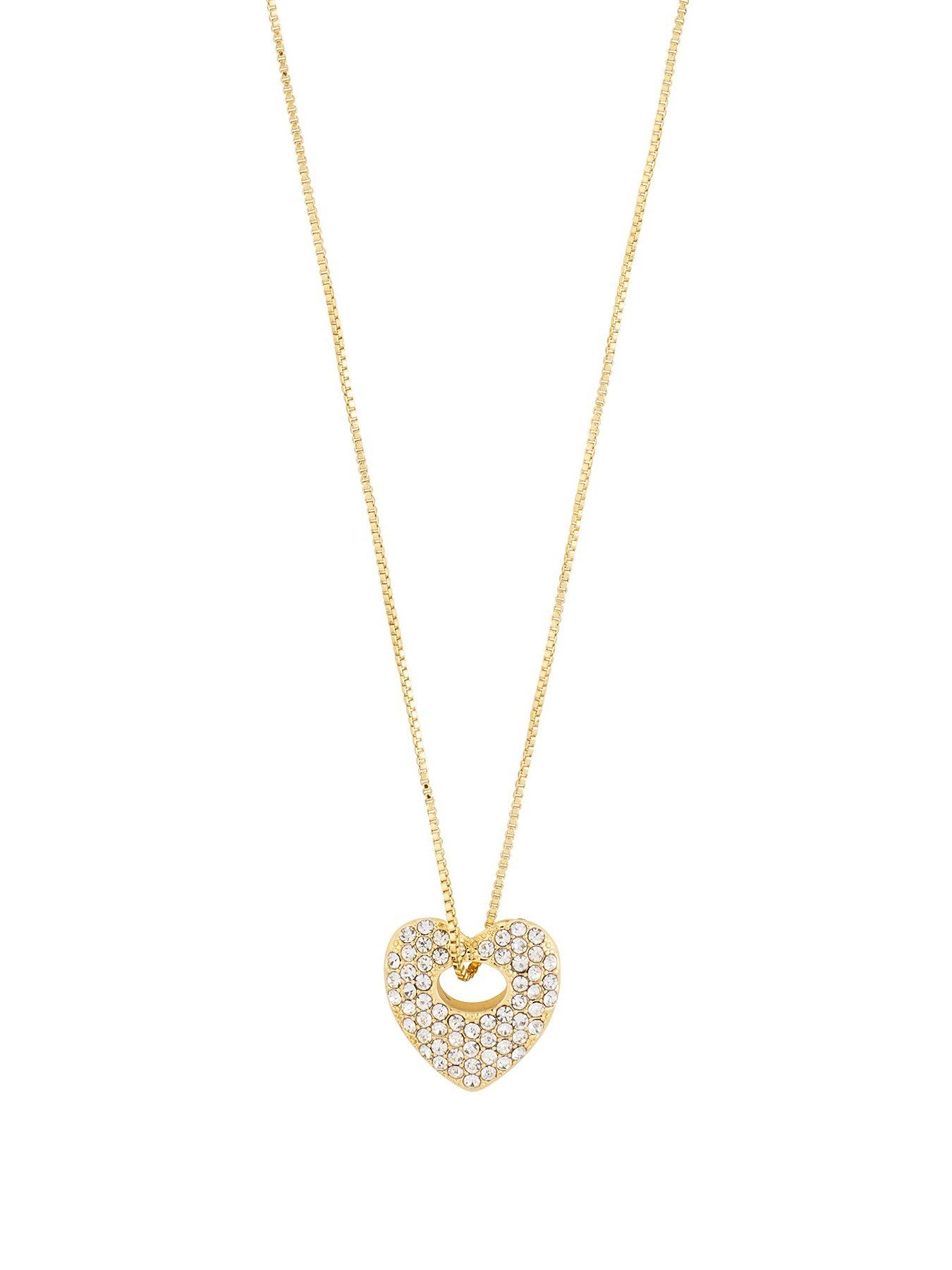undefined DUNE heart necklace gold-plated