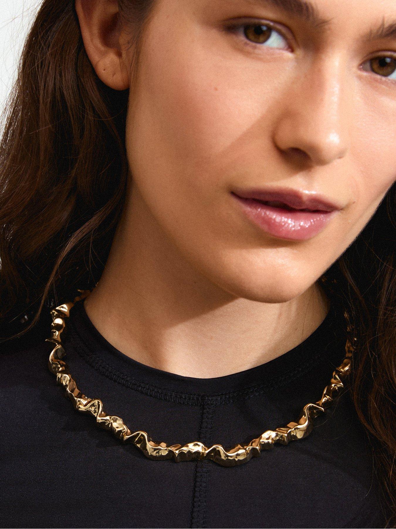  image of pilgrim-sunsetnbspnecklace-gold-plated