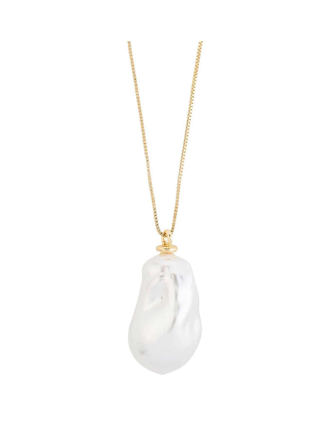 undefined SKY pearl necklace gold-plated