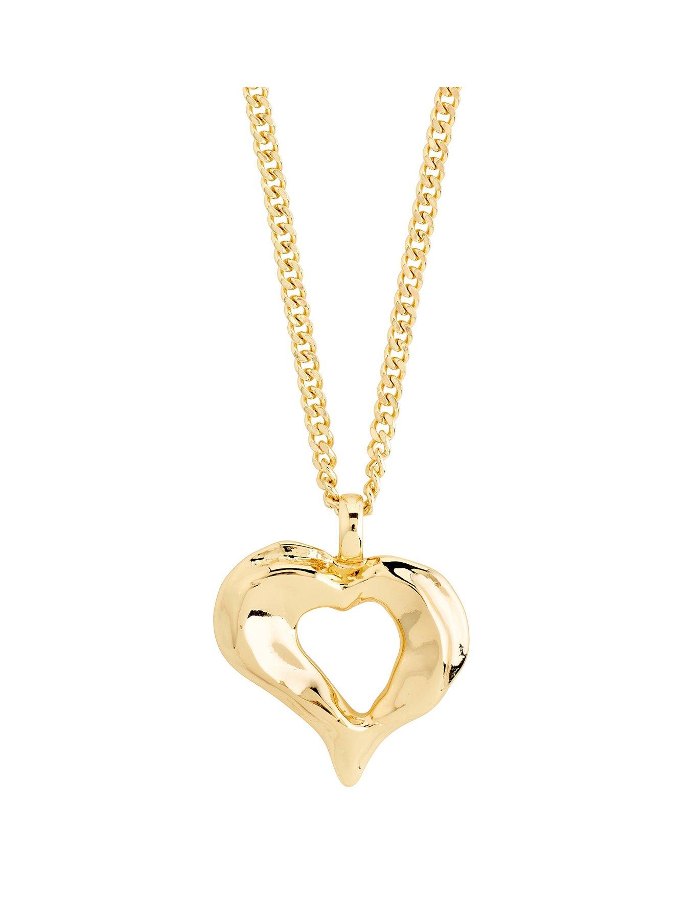 undefined TIDE heart necklace gold-plated
