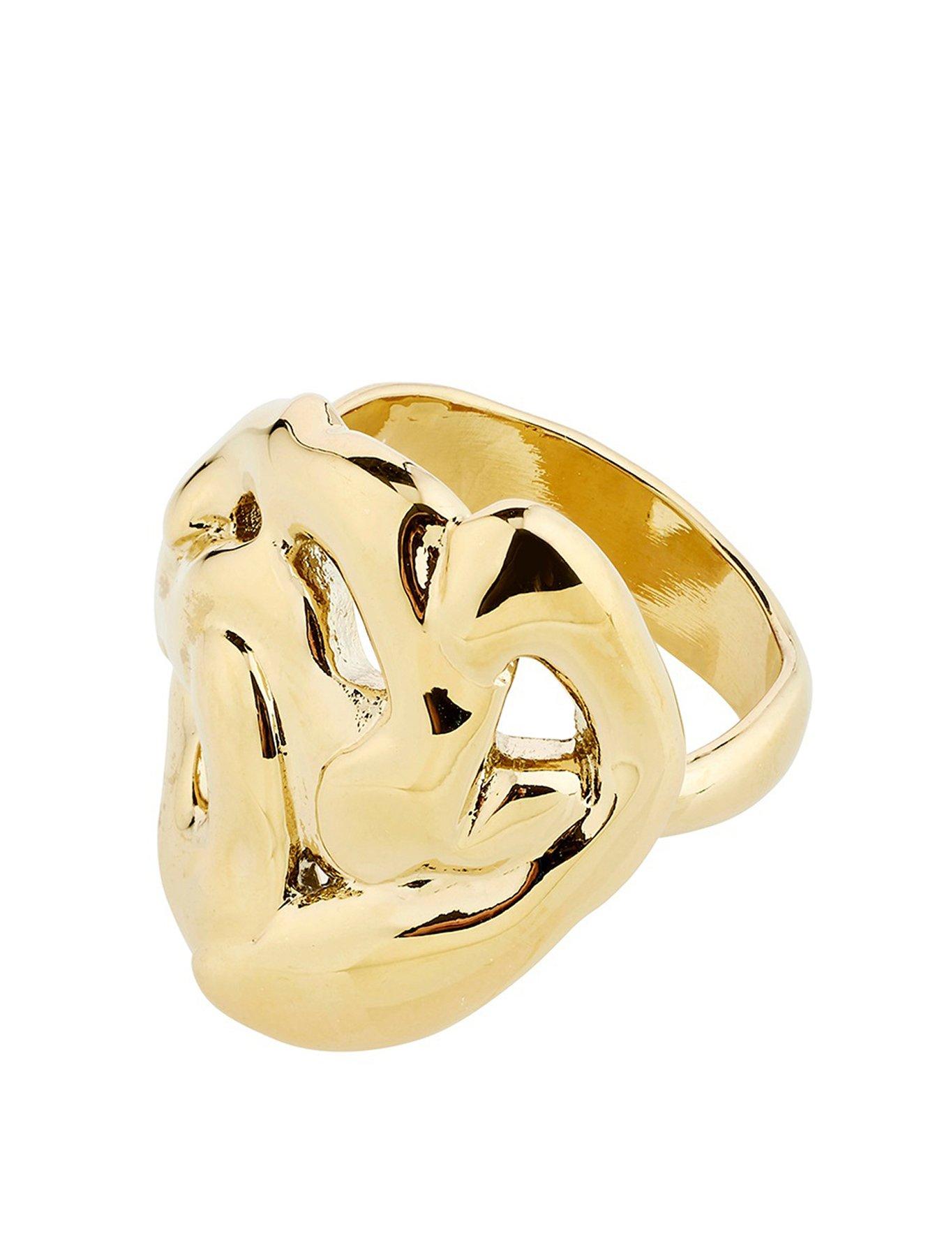 Image 1 of 3 of Pilgrim Luca Ring - Gold Plated