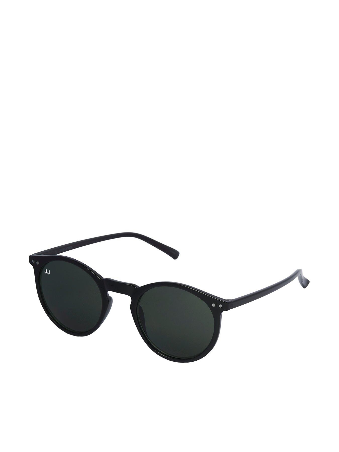 Jack & Jones Ryder Round Sunglasses - Black